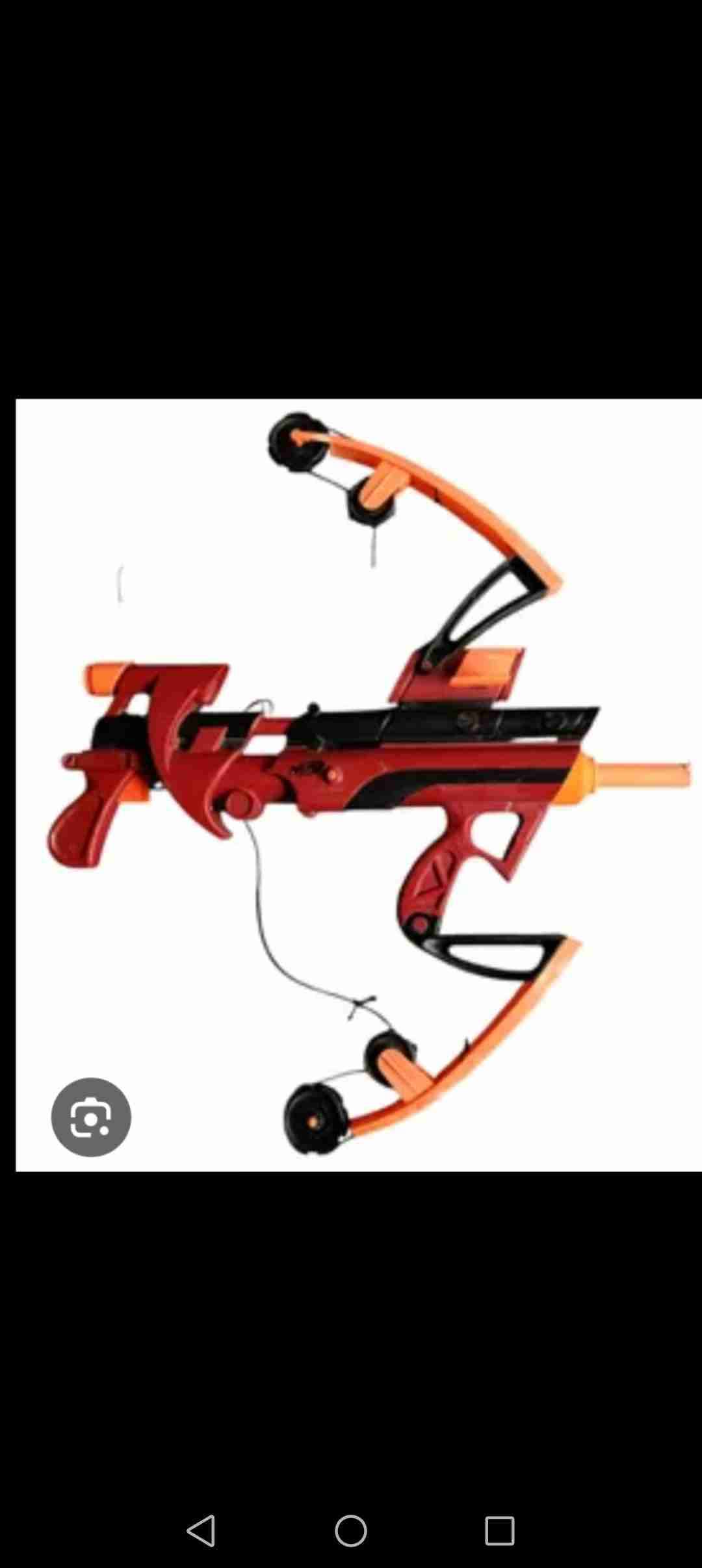 Arco de juguete rojo y naranja - miniatura 2