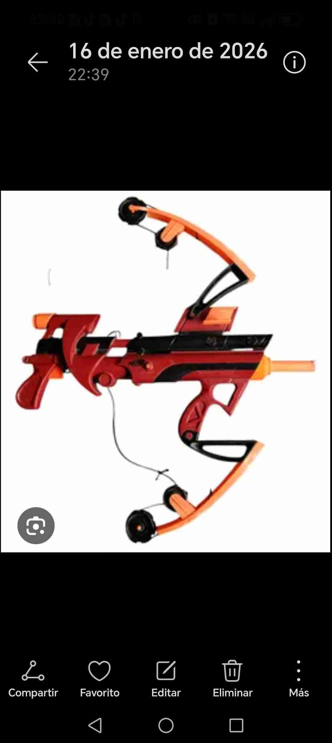 Arco de juguete rojo y naranja - miniatura 4