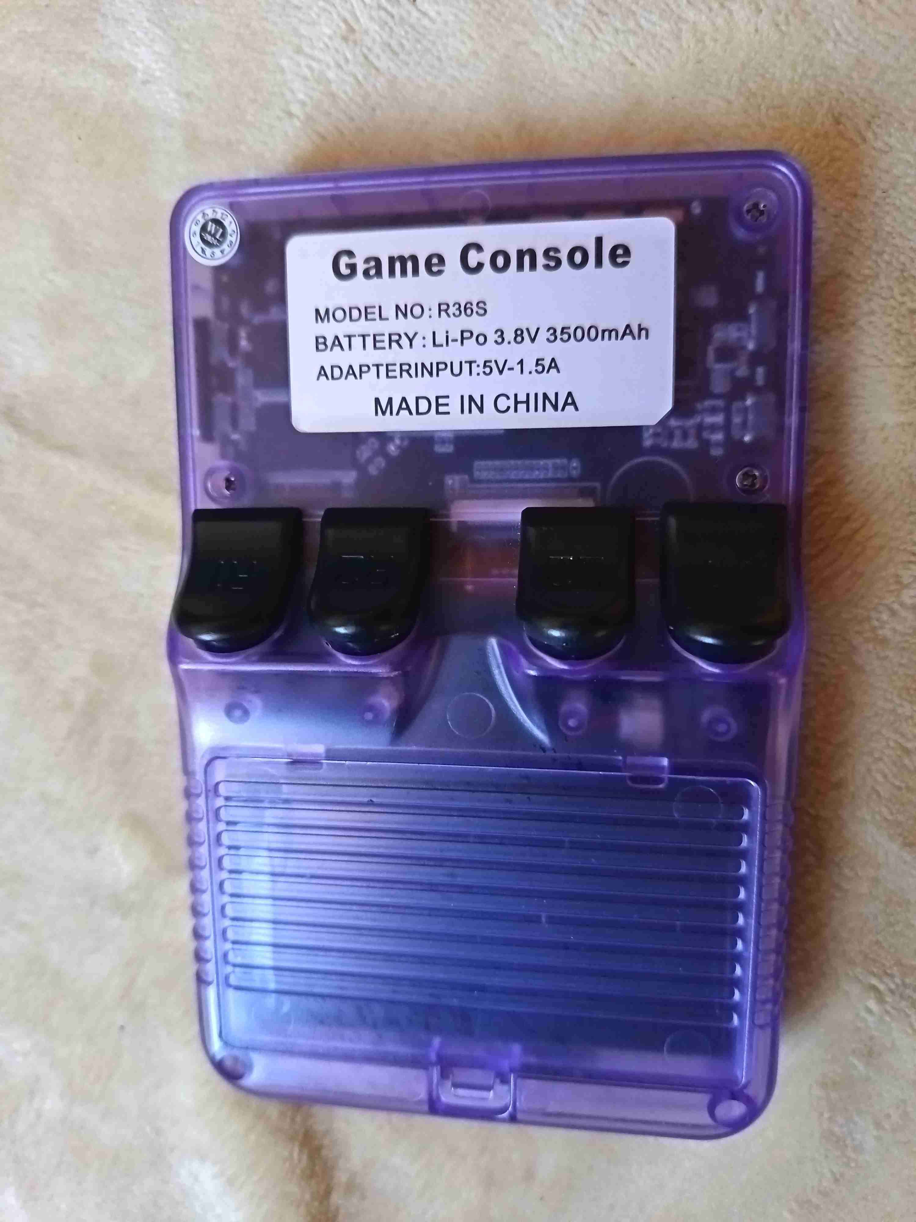 Consola portátil retro morada - miniatura 2