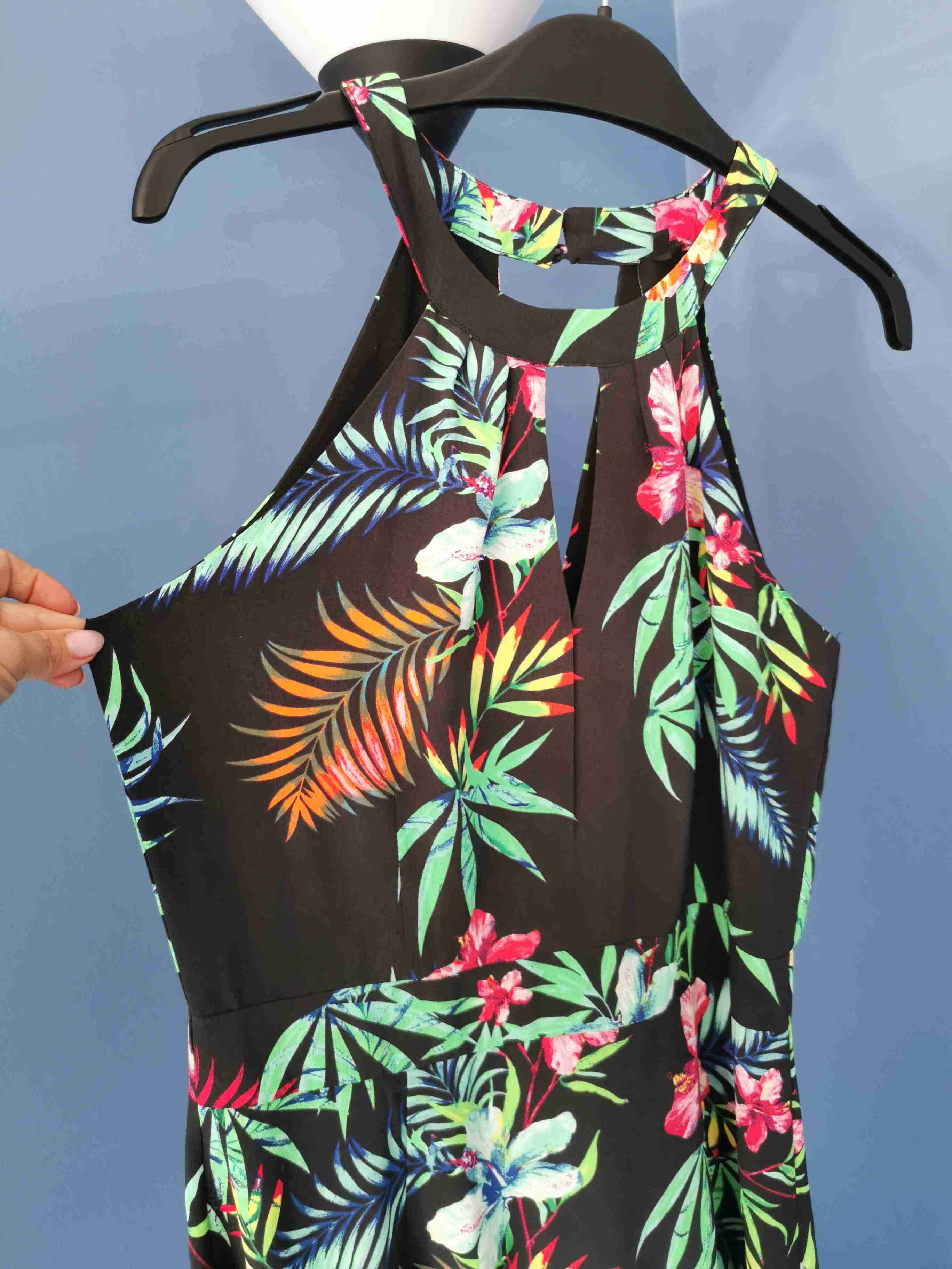 Vestido largo estampado floral - miniatura 2