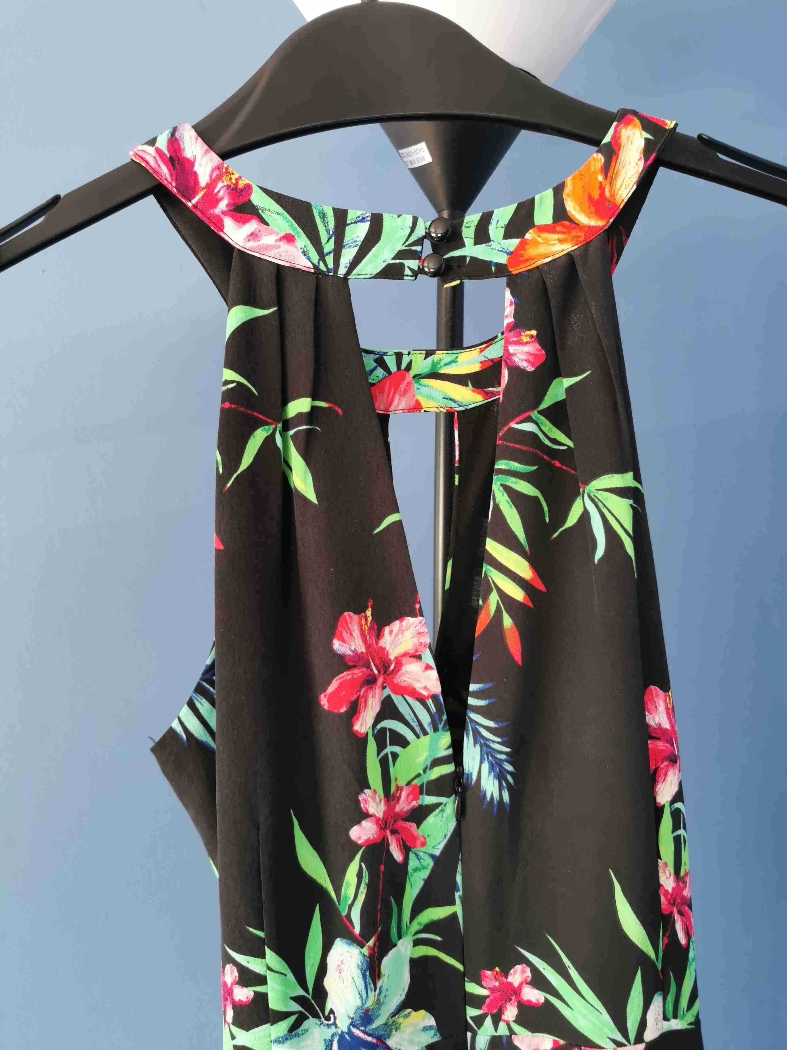 Vestido largo estampado floral - miniatura 3