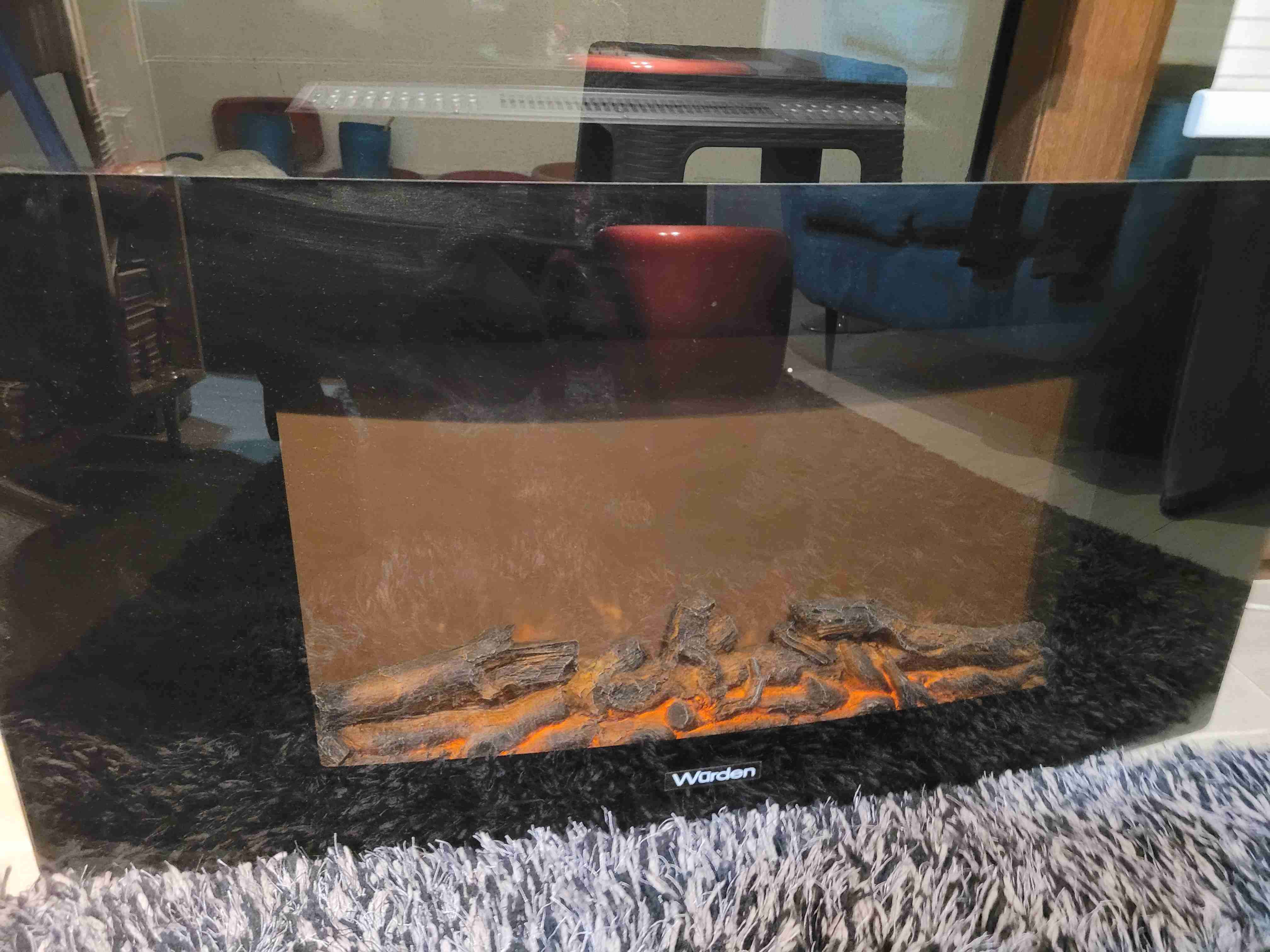 Chimenea eléctrica efecto leña - miniatura 4