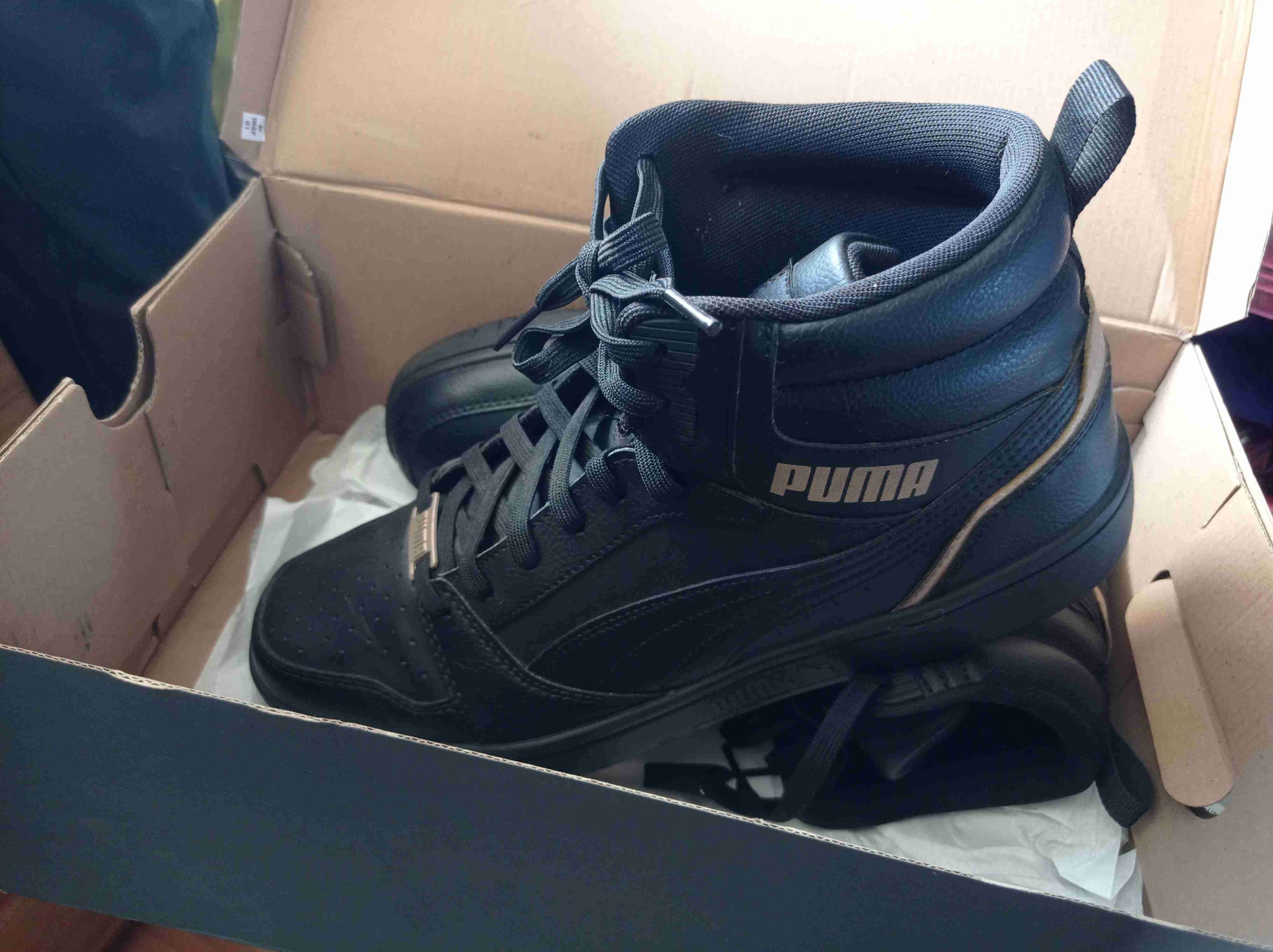 Zapatillas Puma negras altas