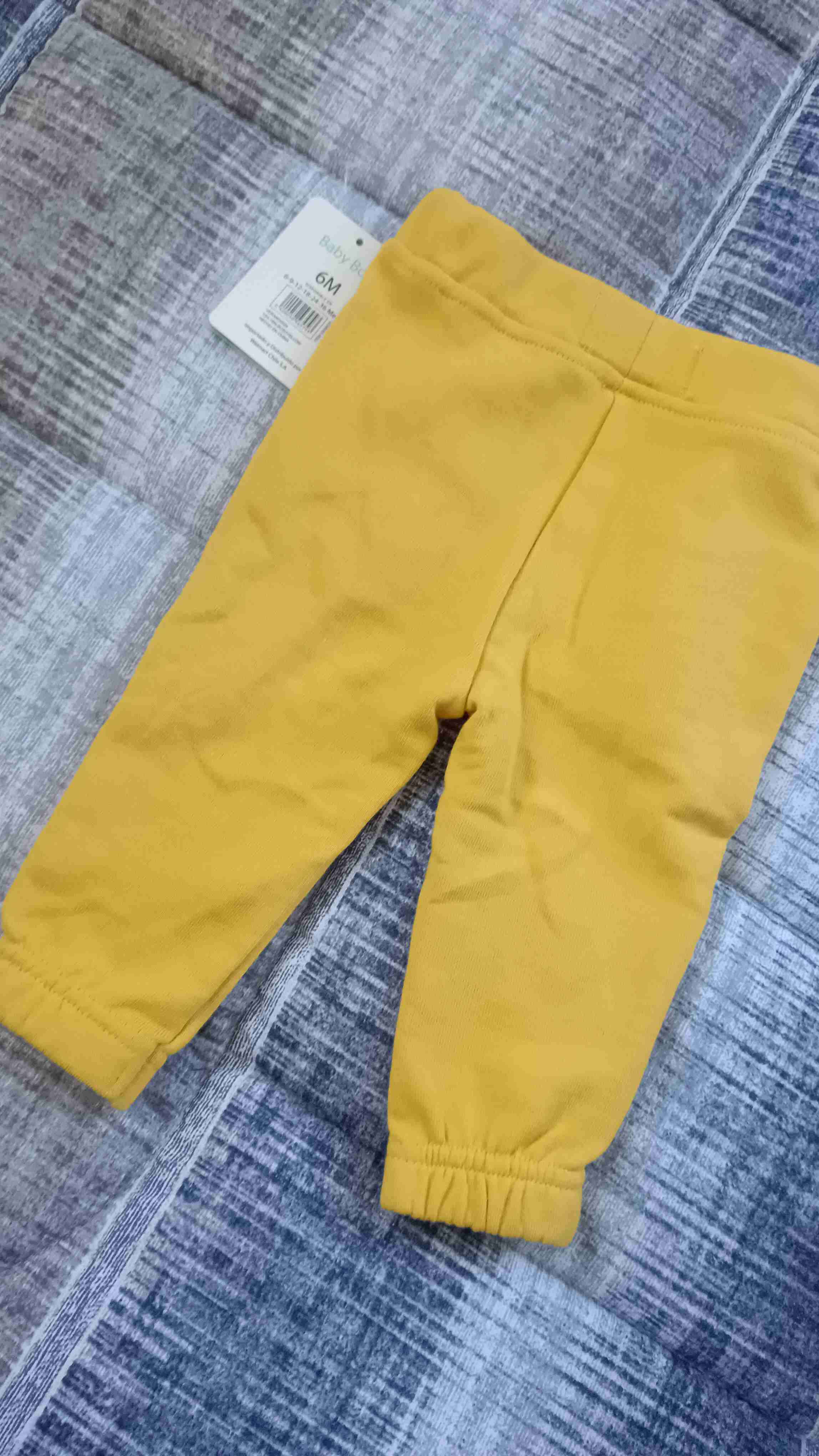 Pantalones bebé león mostaza - miniatura 2