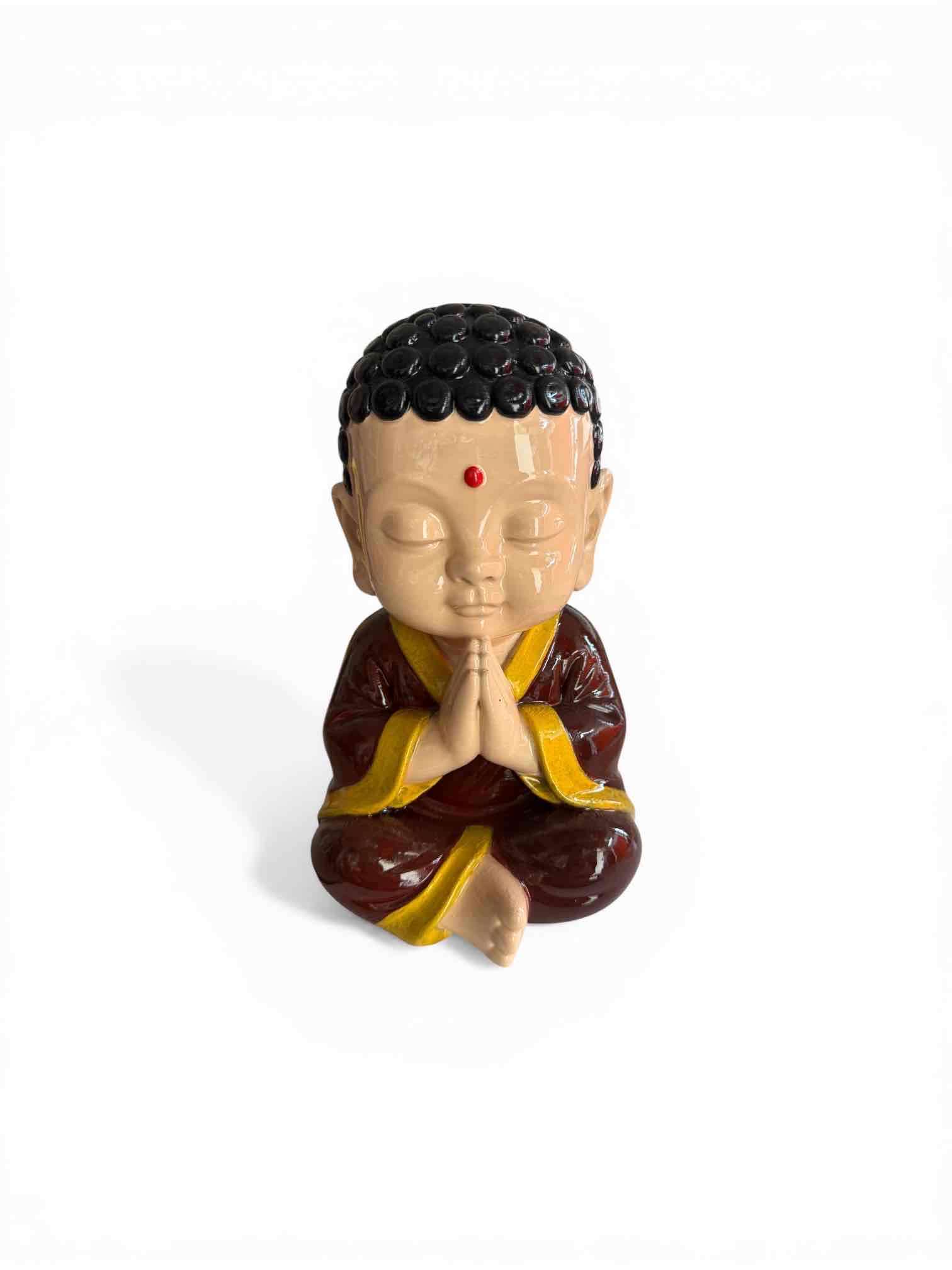 Figura decorativa Buda en cerámica - miniatura 1