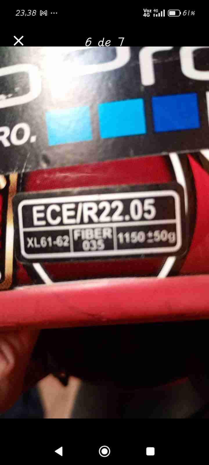 Casco motocross Acerbis decorado - miniatura 2