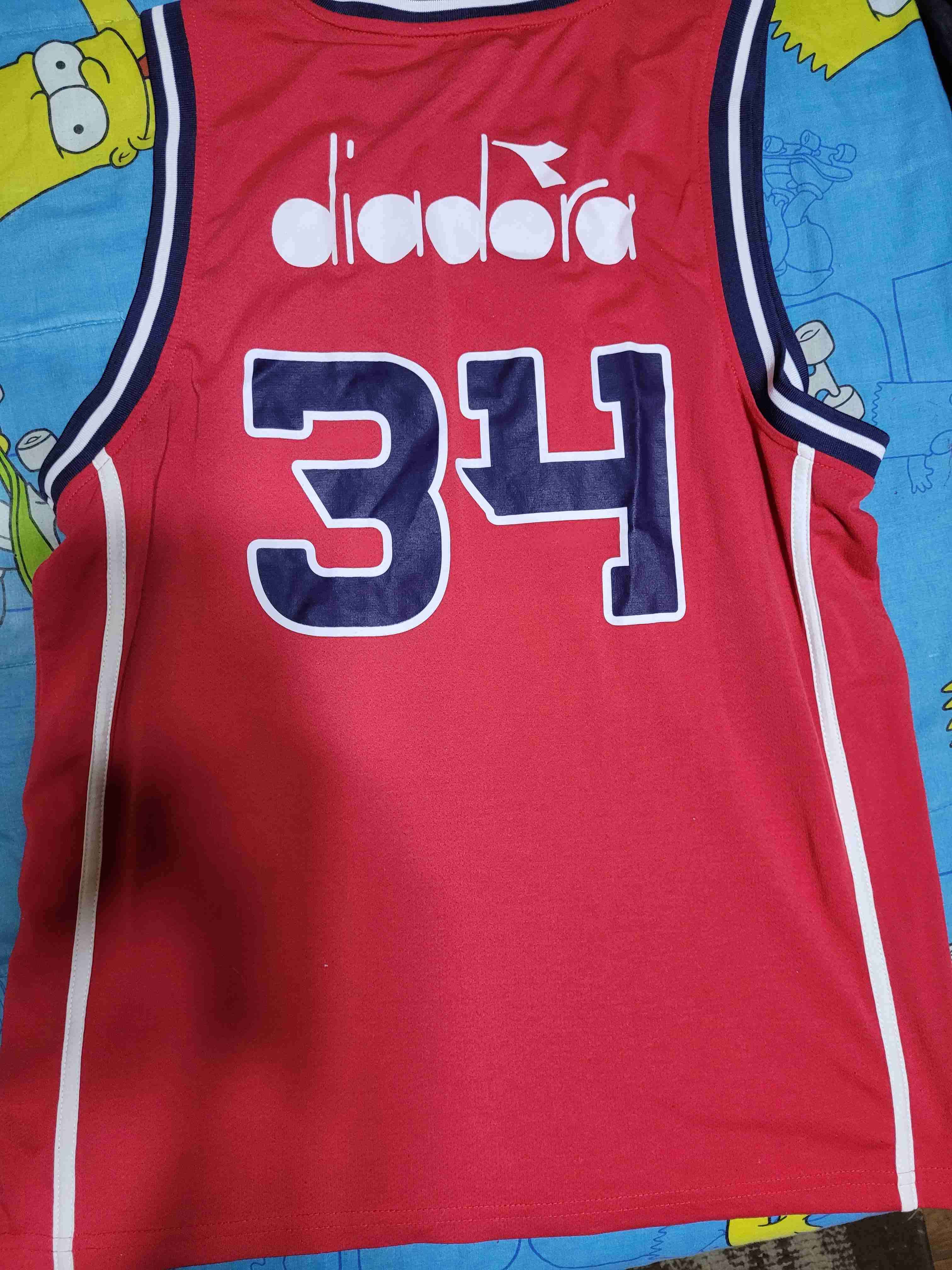 Camisetas deportivas Diadora blanca y roja - miniatura 5