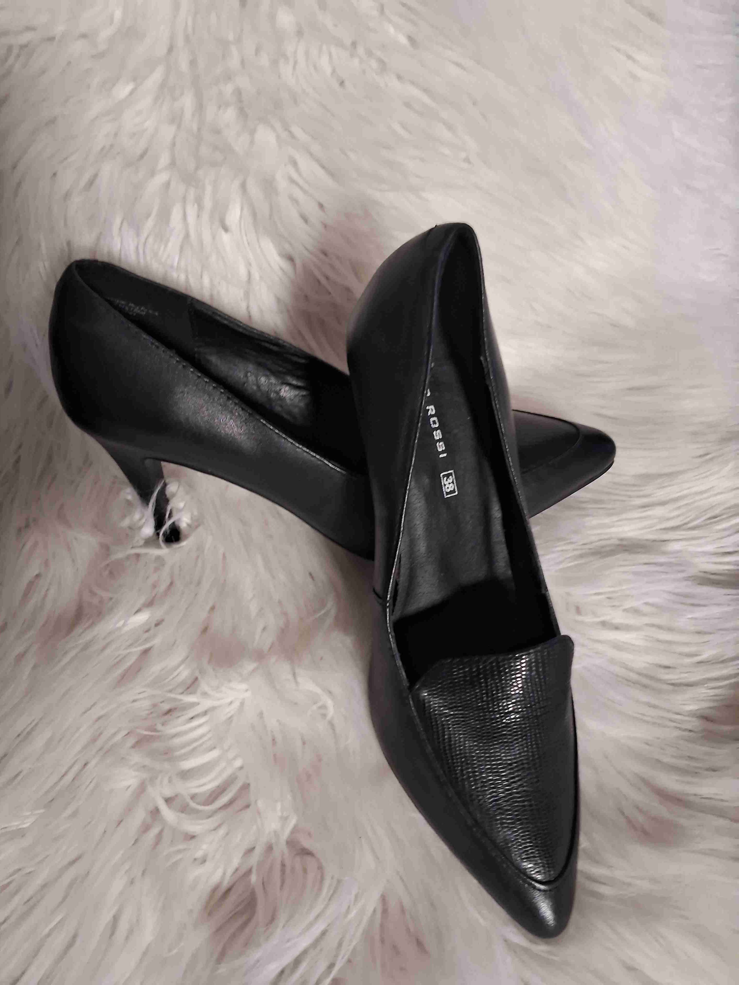 Zapatos de tacón negro Bruno Rossi - miniatura 6