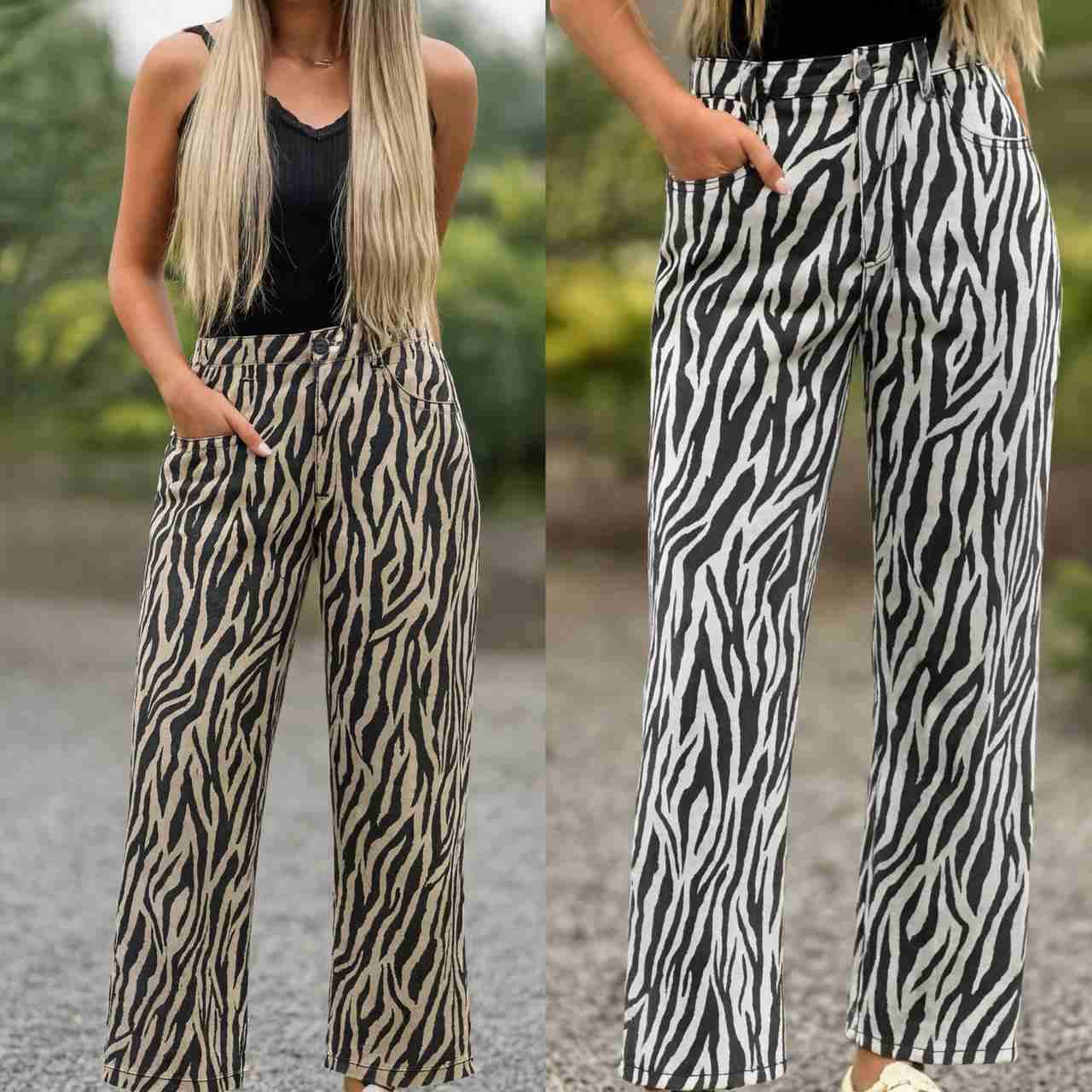 Pantalones estampado cebra - miniatura 2