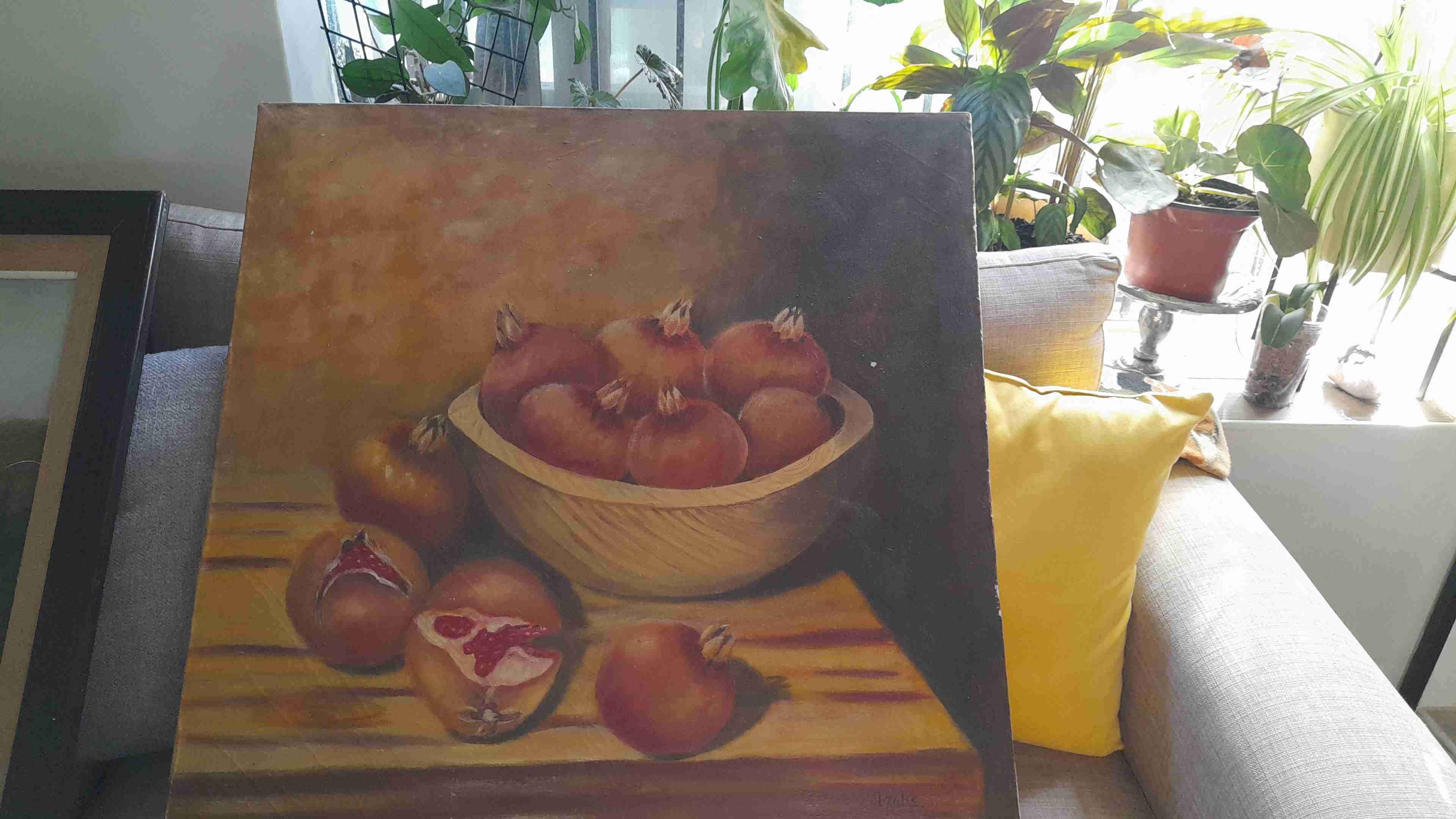 Cuadros paisaje con marco de madera - 5