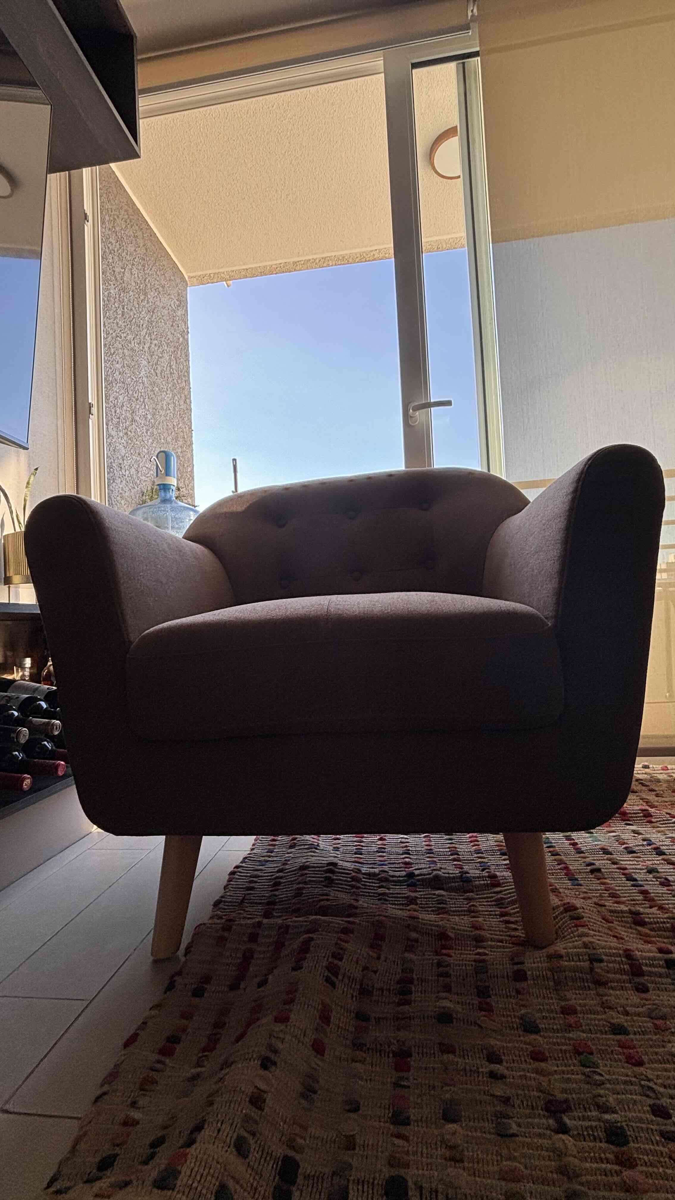 Sillón individual marrón - miniatura 4