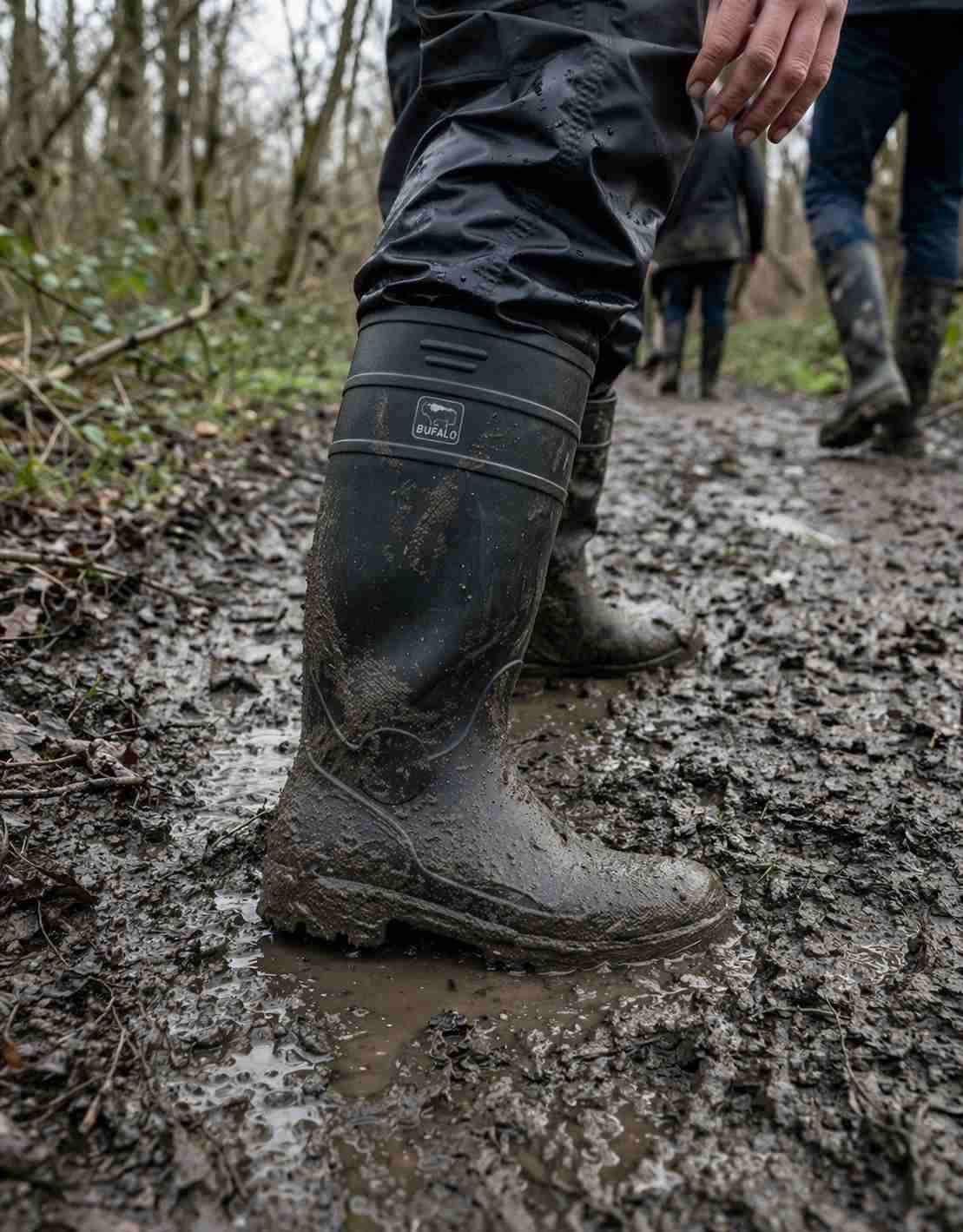 Botas de goma negras Bufalo - miniatura 2
