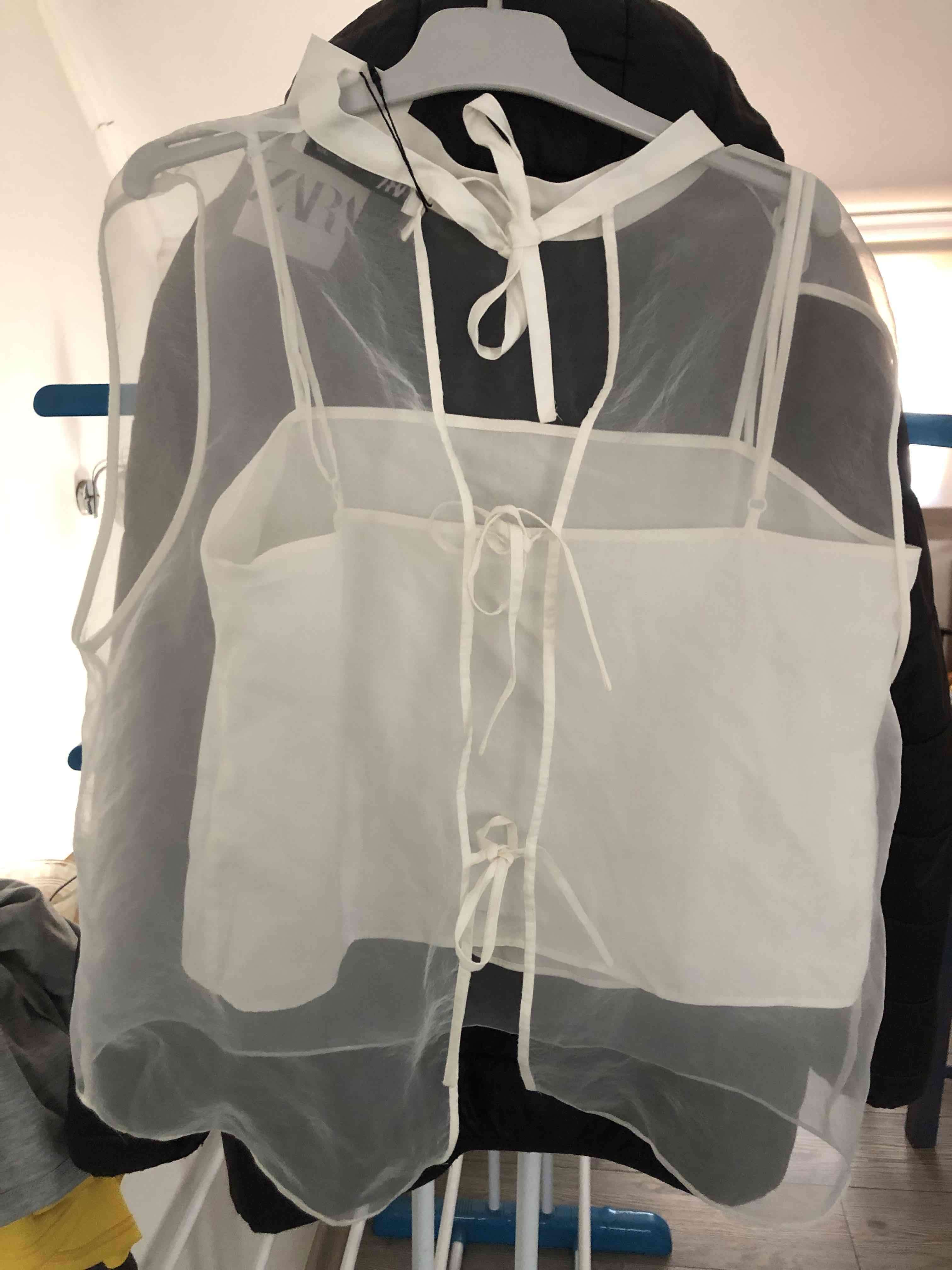 Peto con tapado blanco Zara - miniatura 2