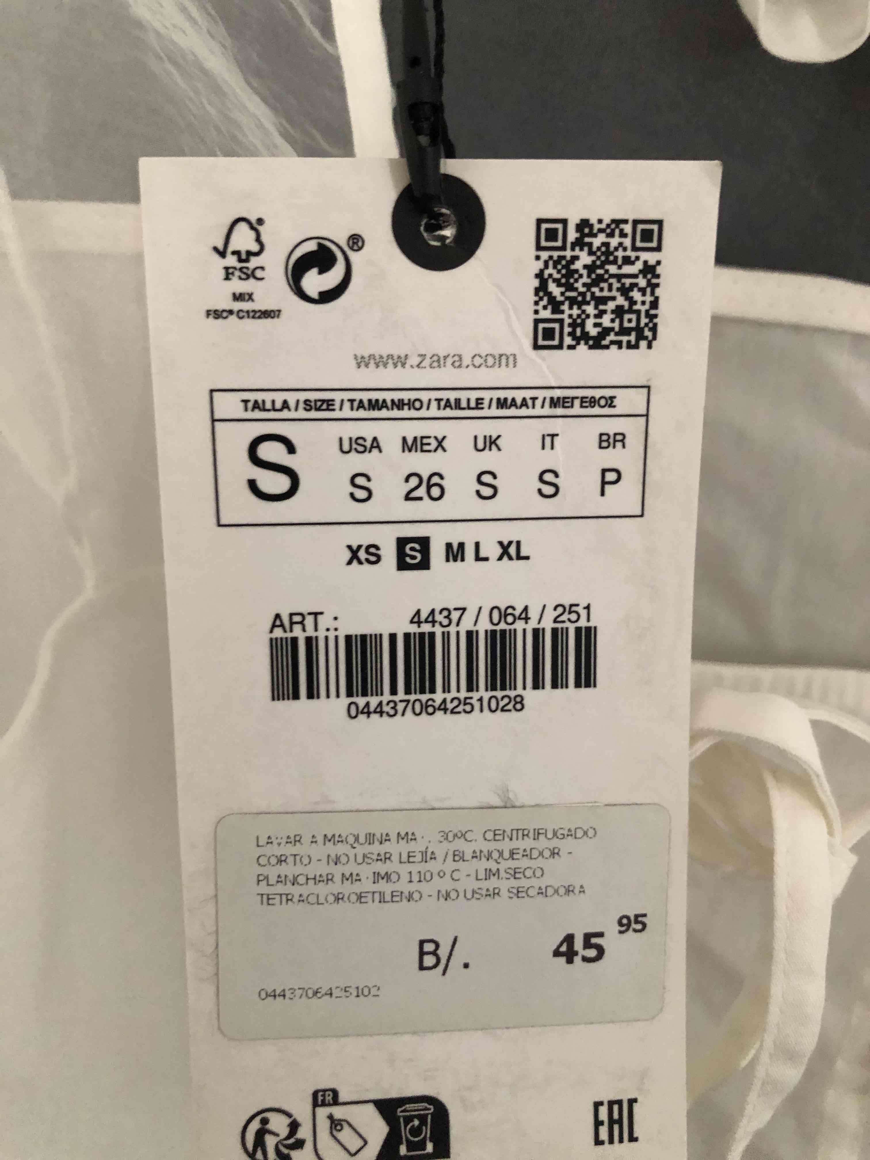 Peto con tapado blanco Zara - miniatura 3