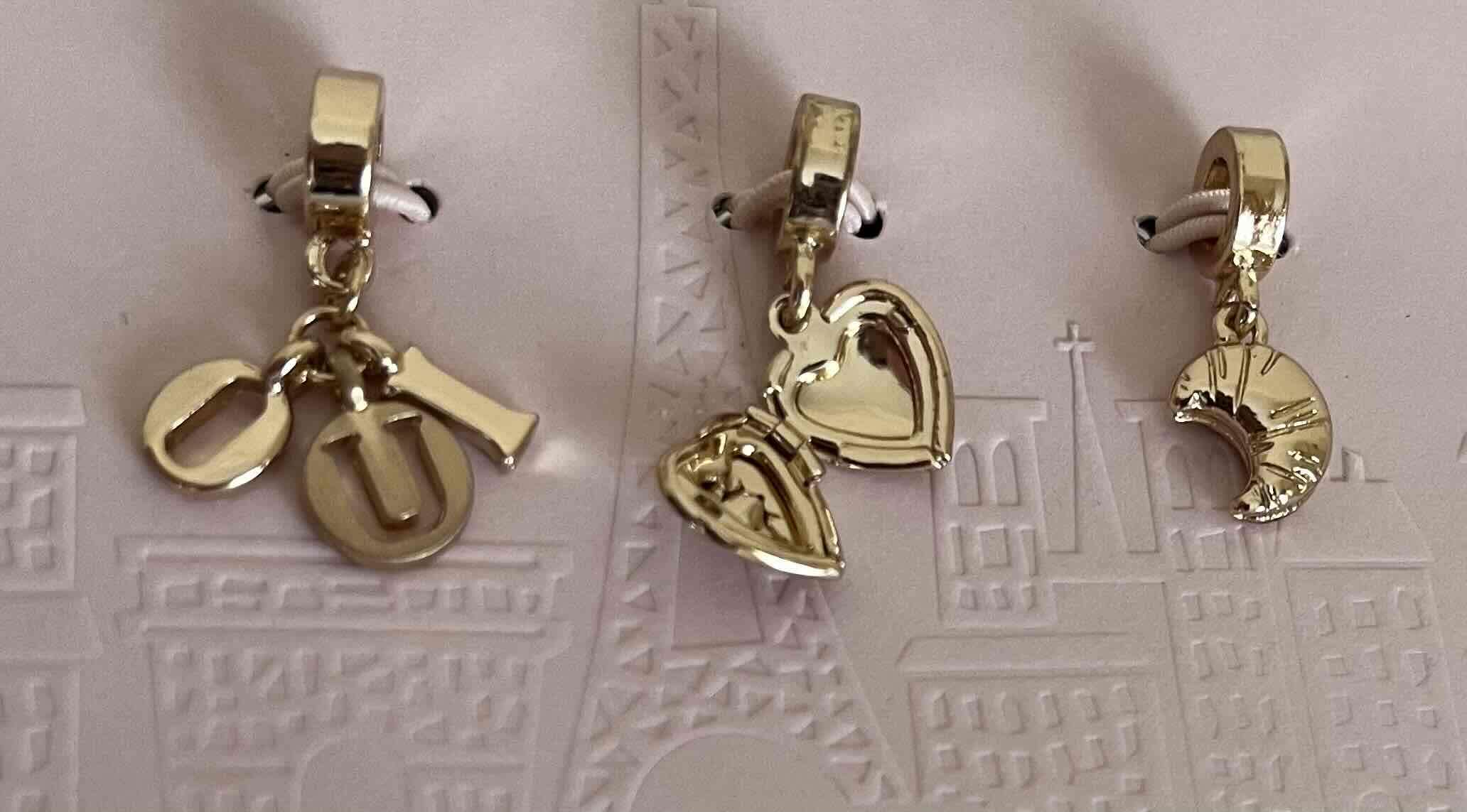 Set de 3 dijes dorados Isadora - 3