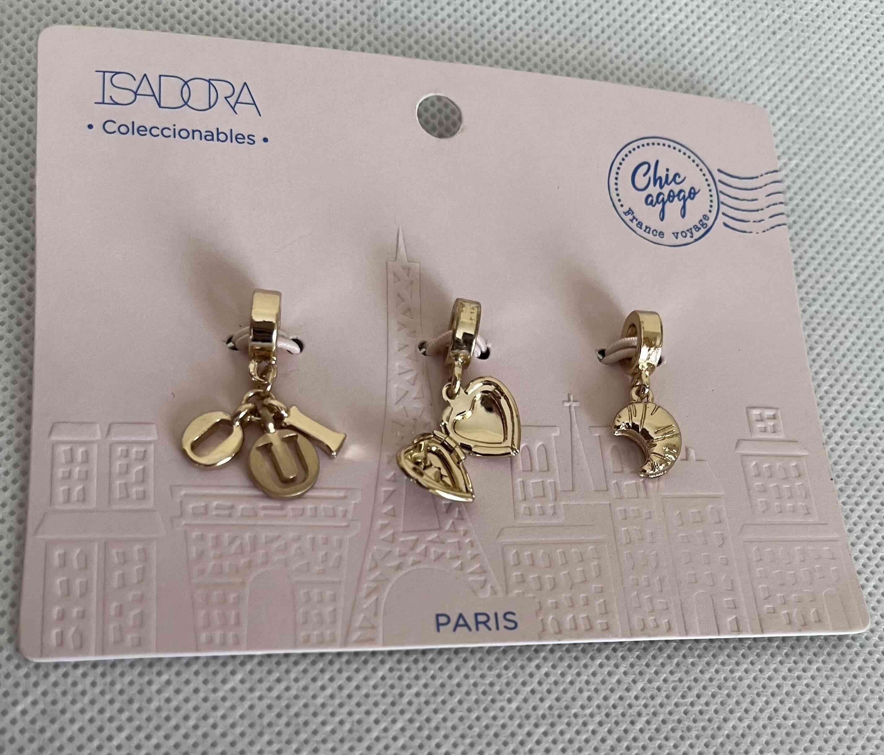 Set de 3 dijes dorados Isadora - 4