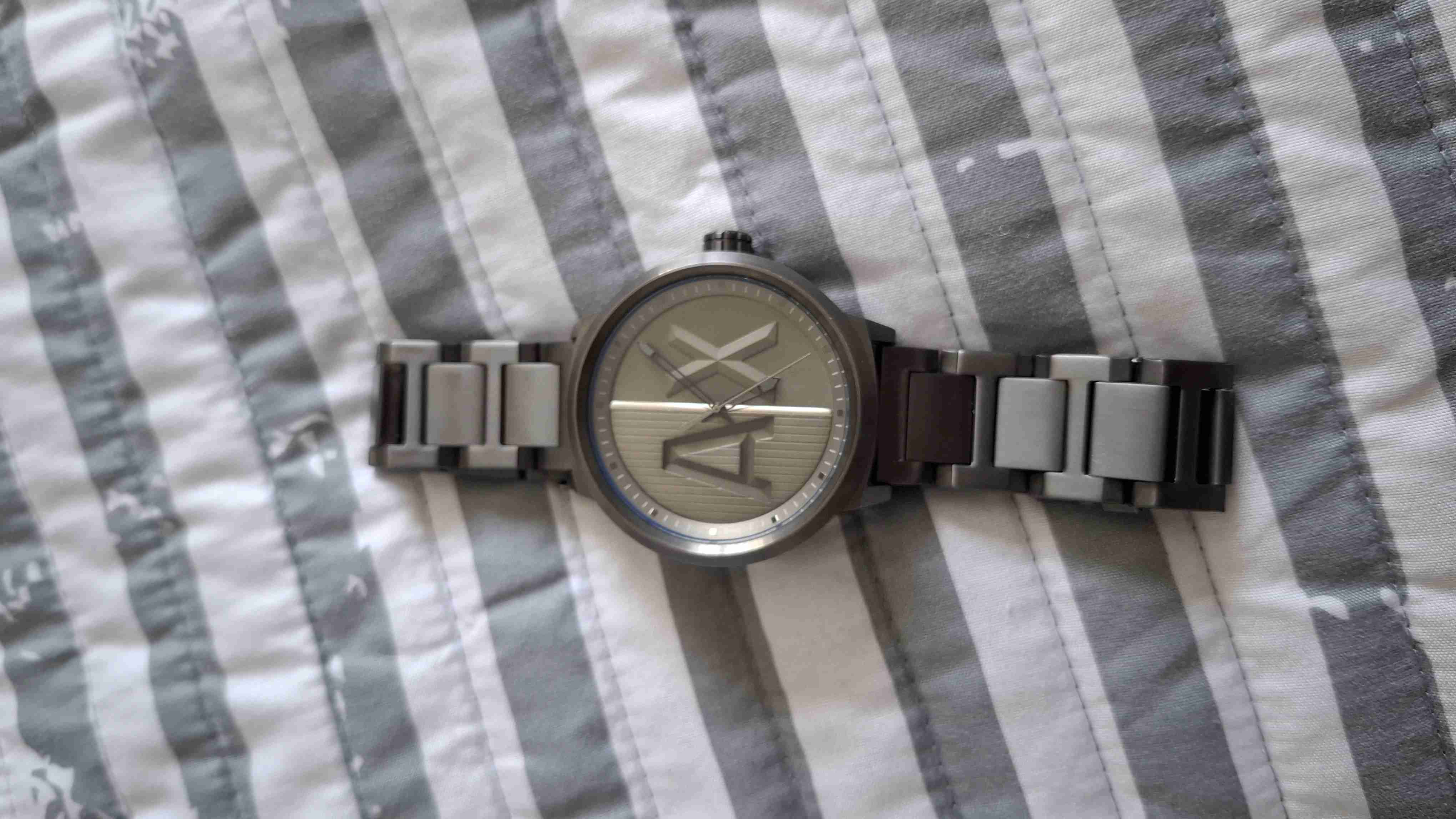 Reloj Armani Exchange gris metálico - miniatura 2