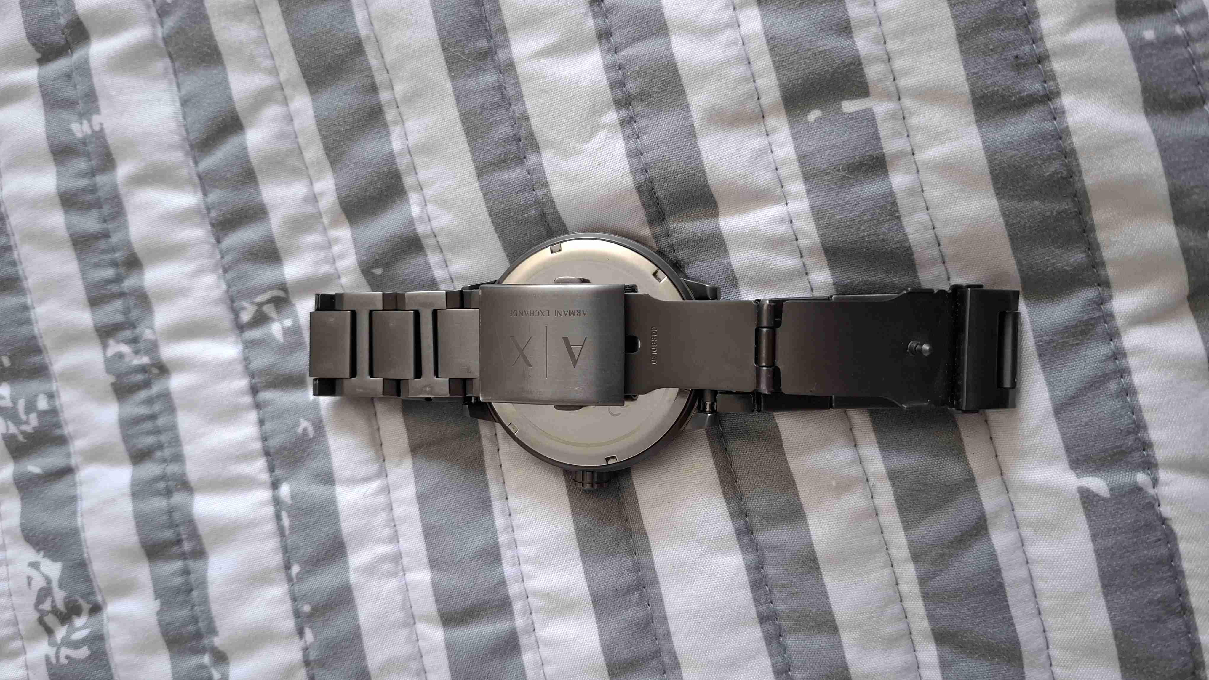 Reloj Armani Exchange gris metálico - miniatura 3