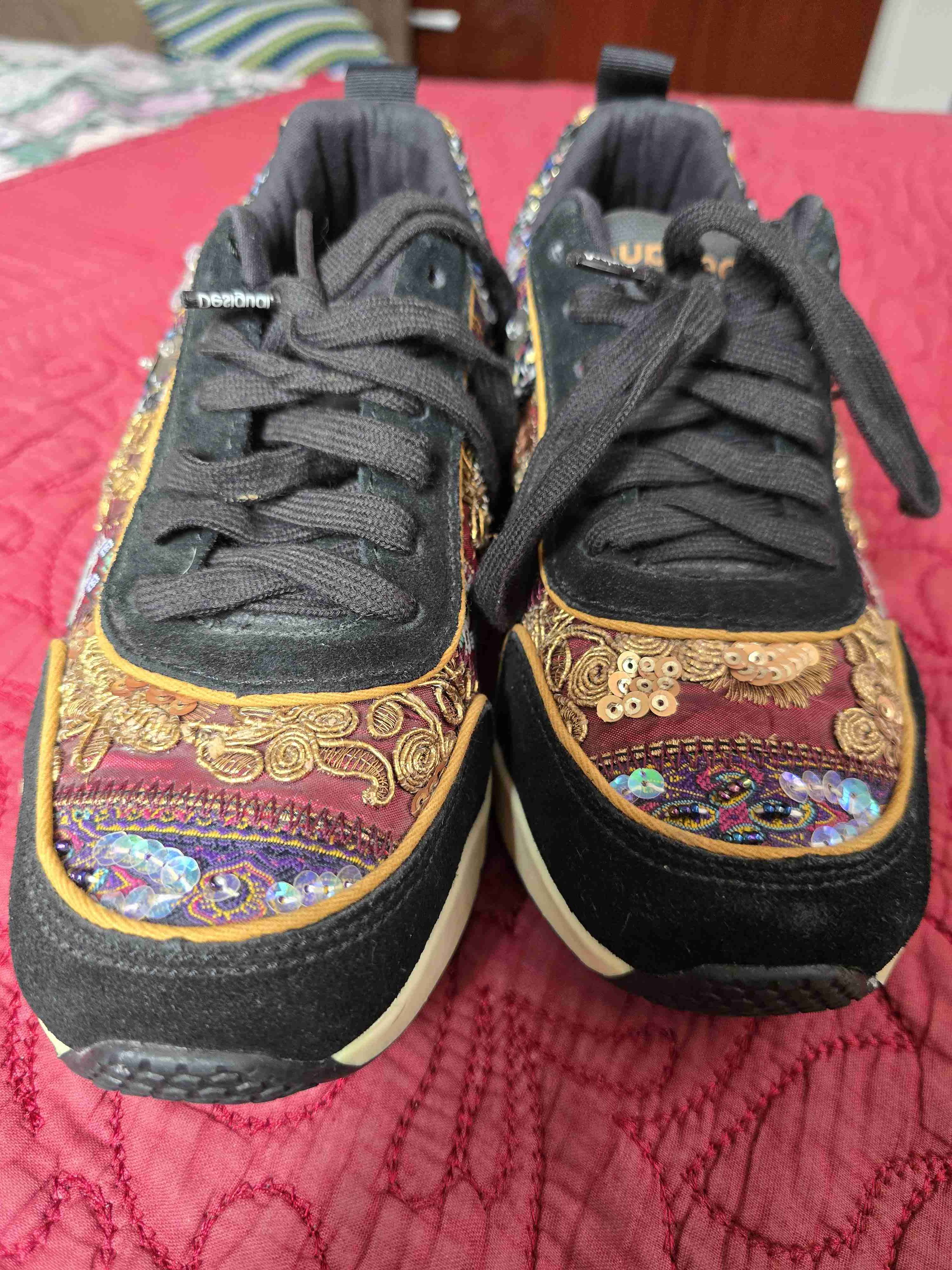 ZAPATILLA DESIGUAL BORDADO - miniatura 2