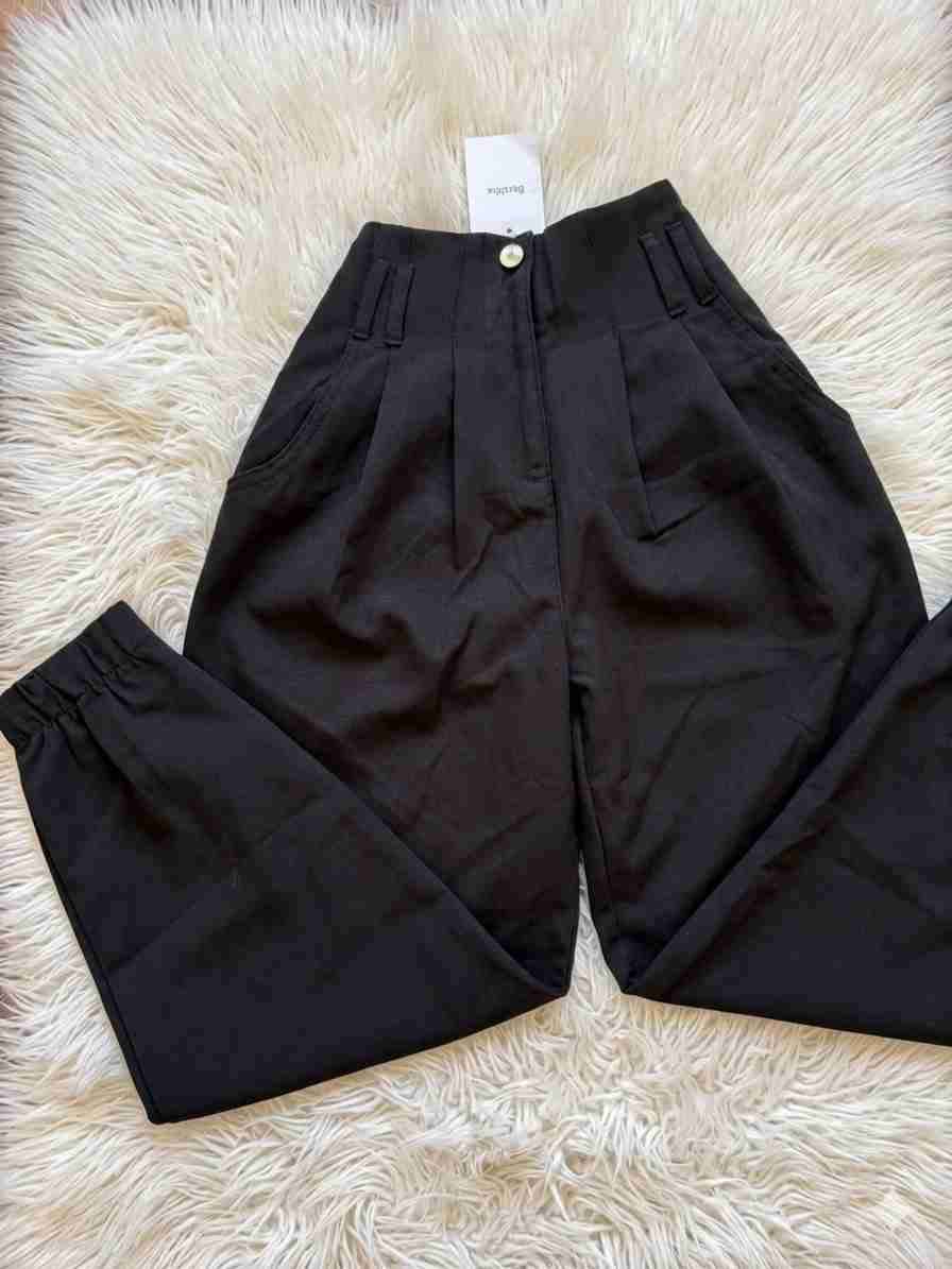 Pantalones negros Bershka - miniatura 1