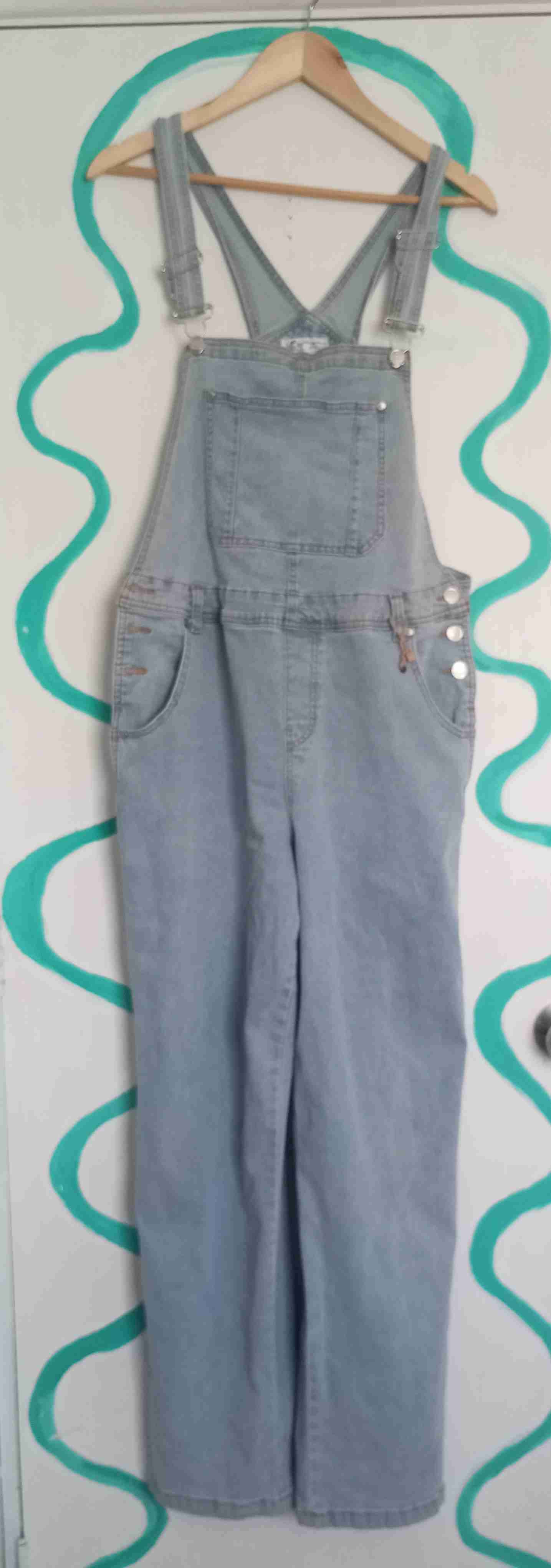 Overol de mezclilla celeste , marca BLUGIRL - miniatura 1