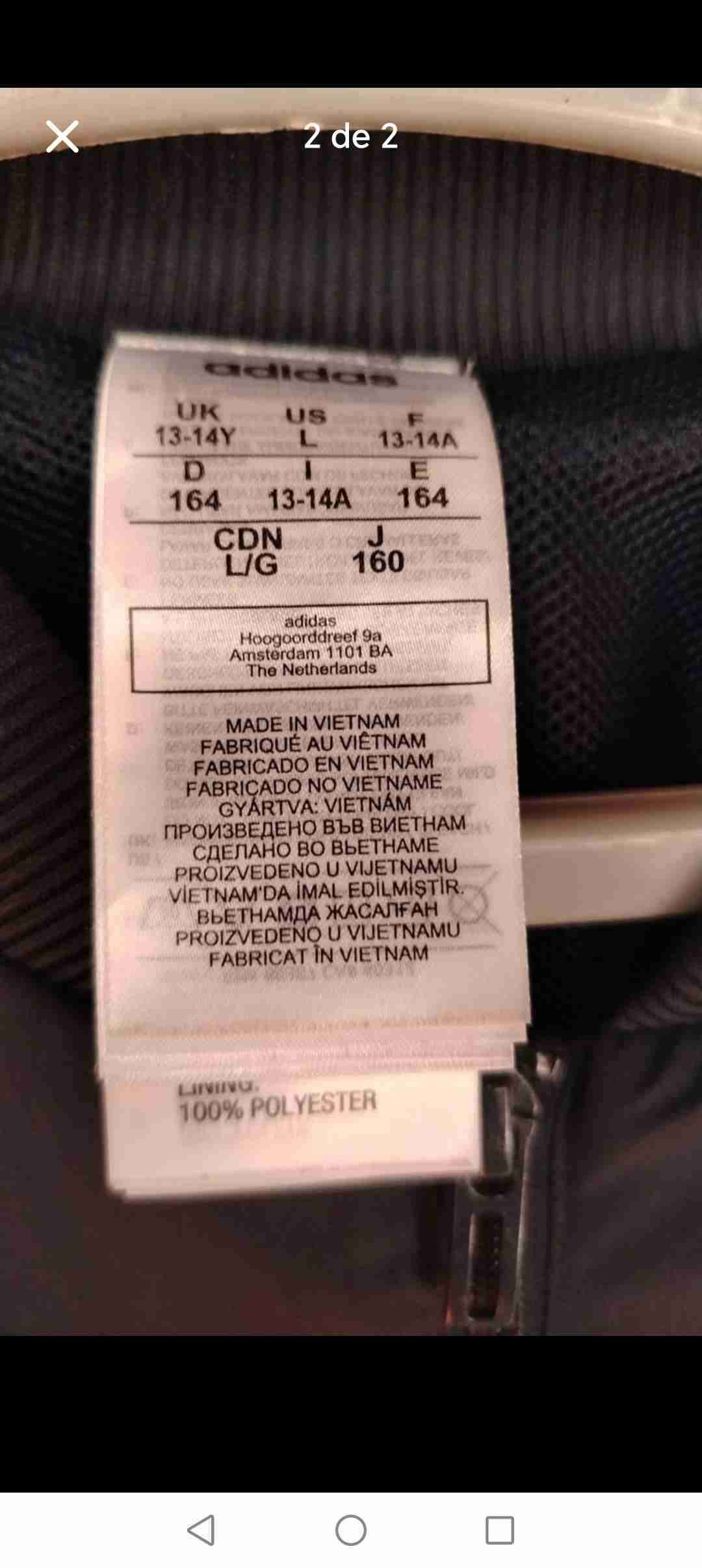 Buzo completo talla L - miniatura 1