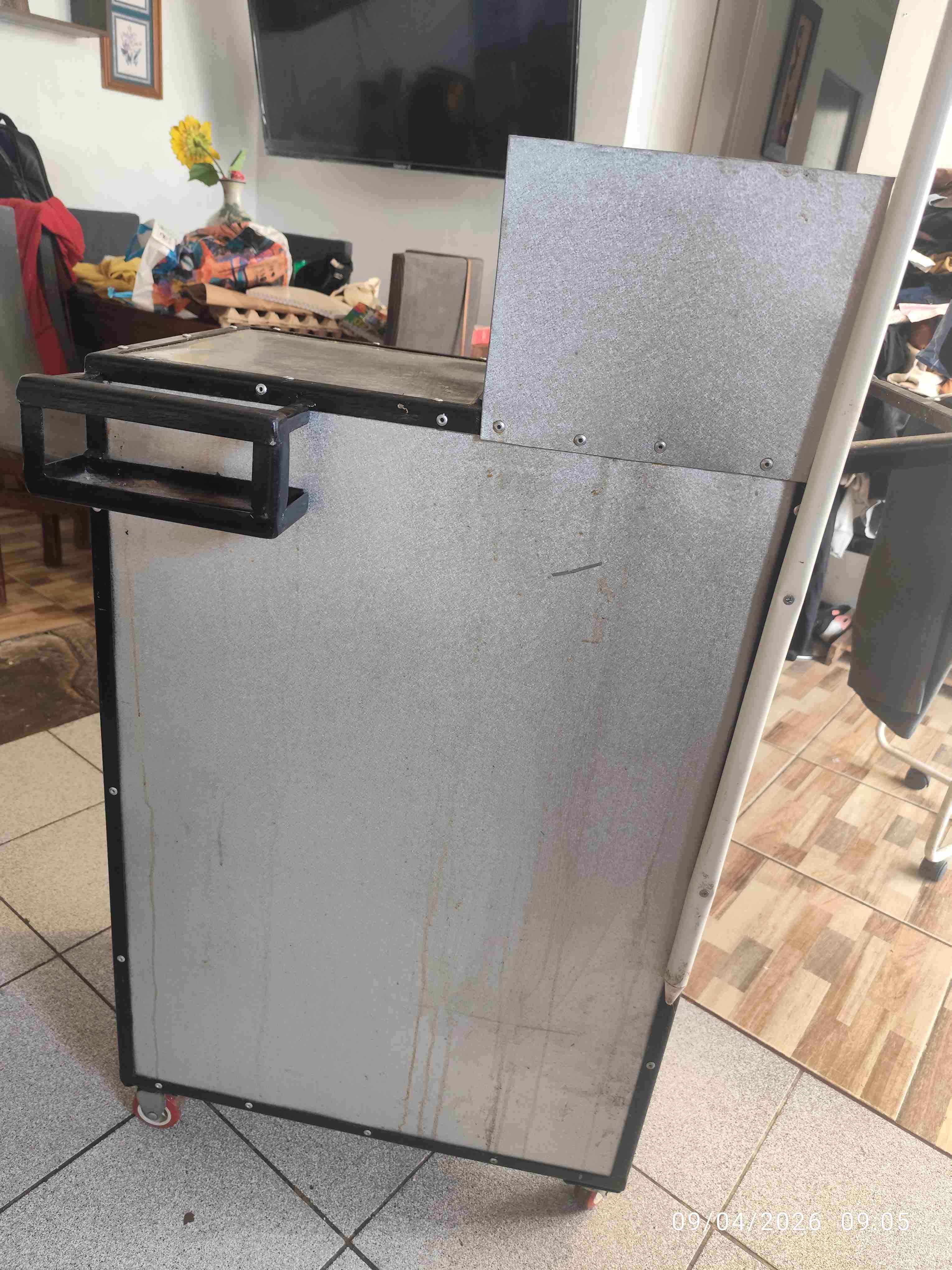 Carrito de comida en acero - miniatura 4