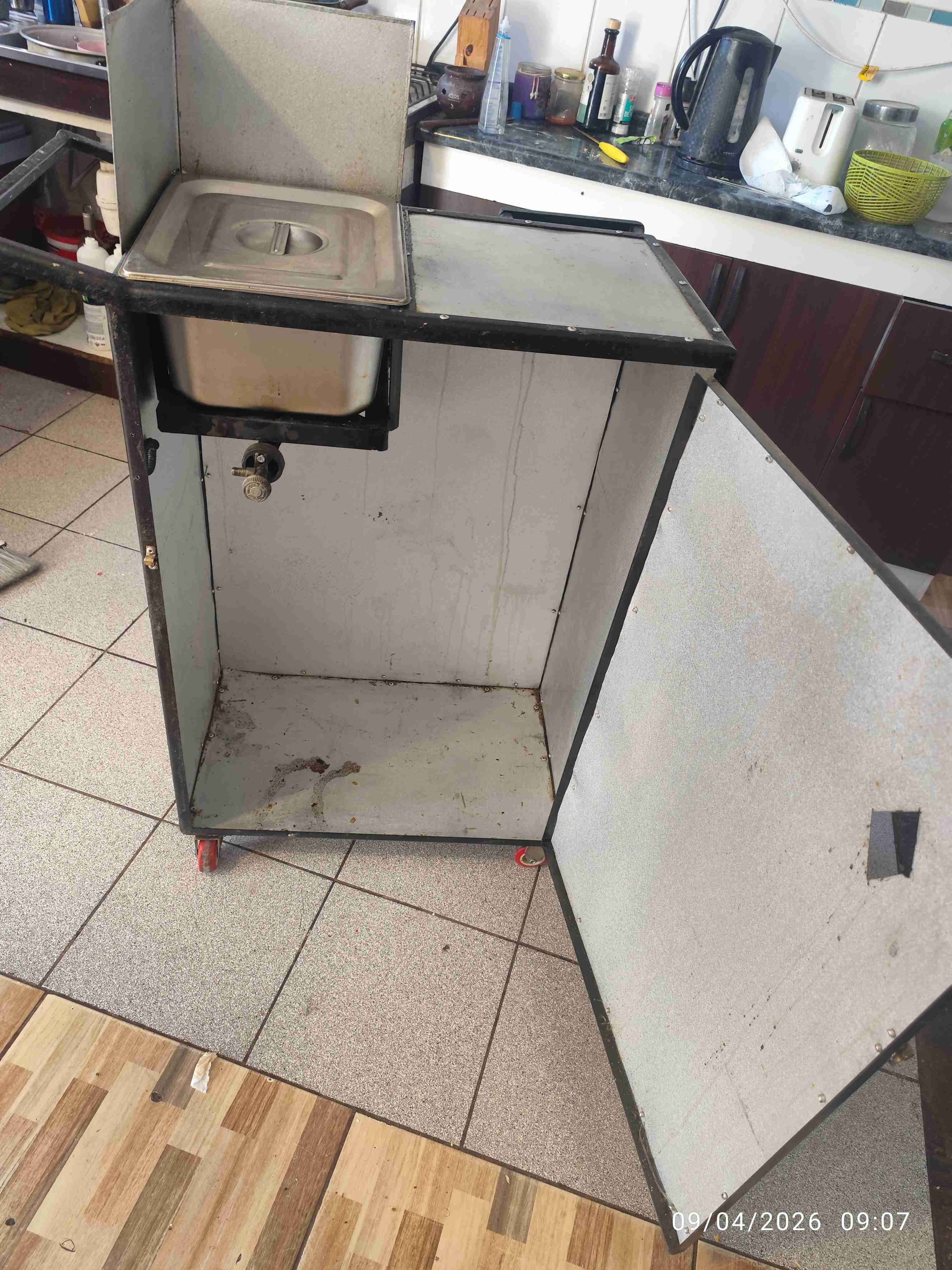 Carrito de comida en acero - miniatura 6