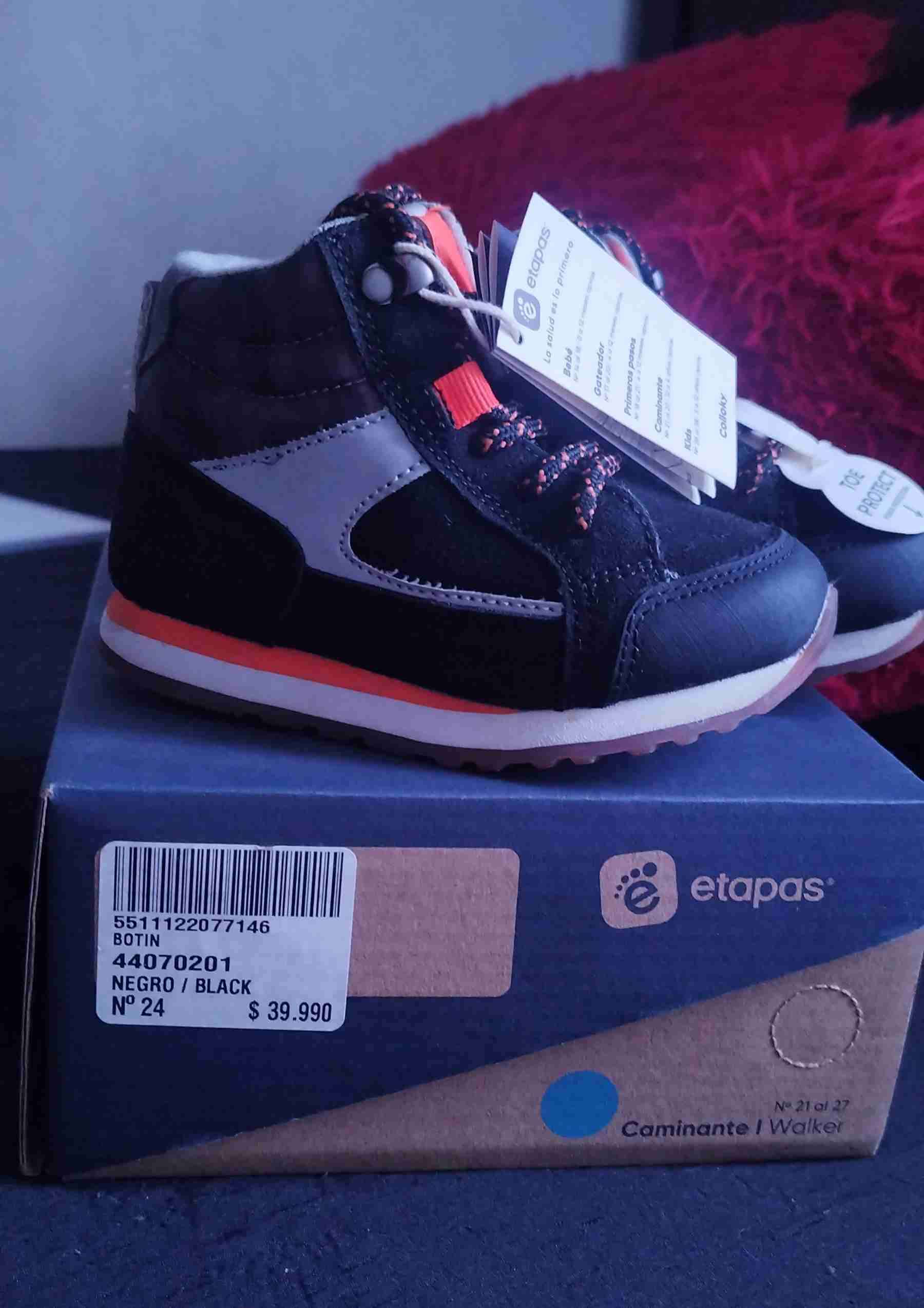 Botines negros para bebé - miniatura 3