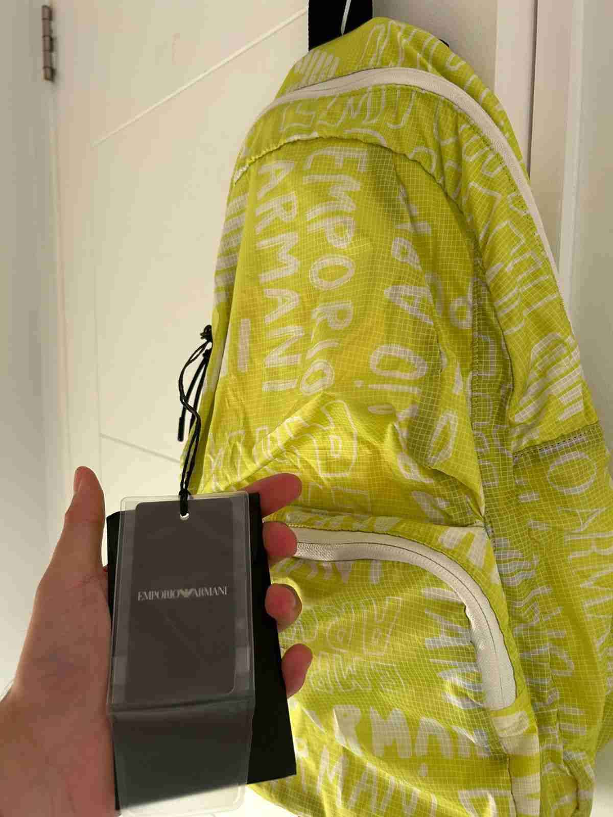 Mochila amarilla Emporio Armani - miniatura 3