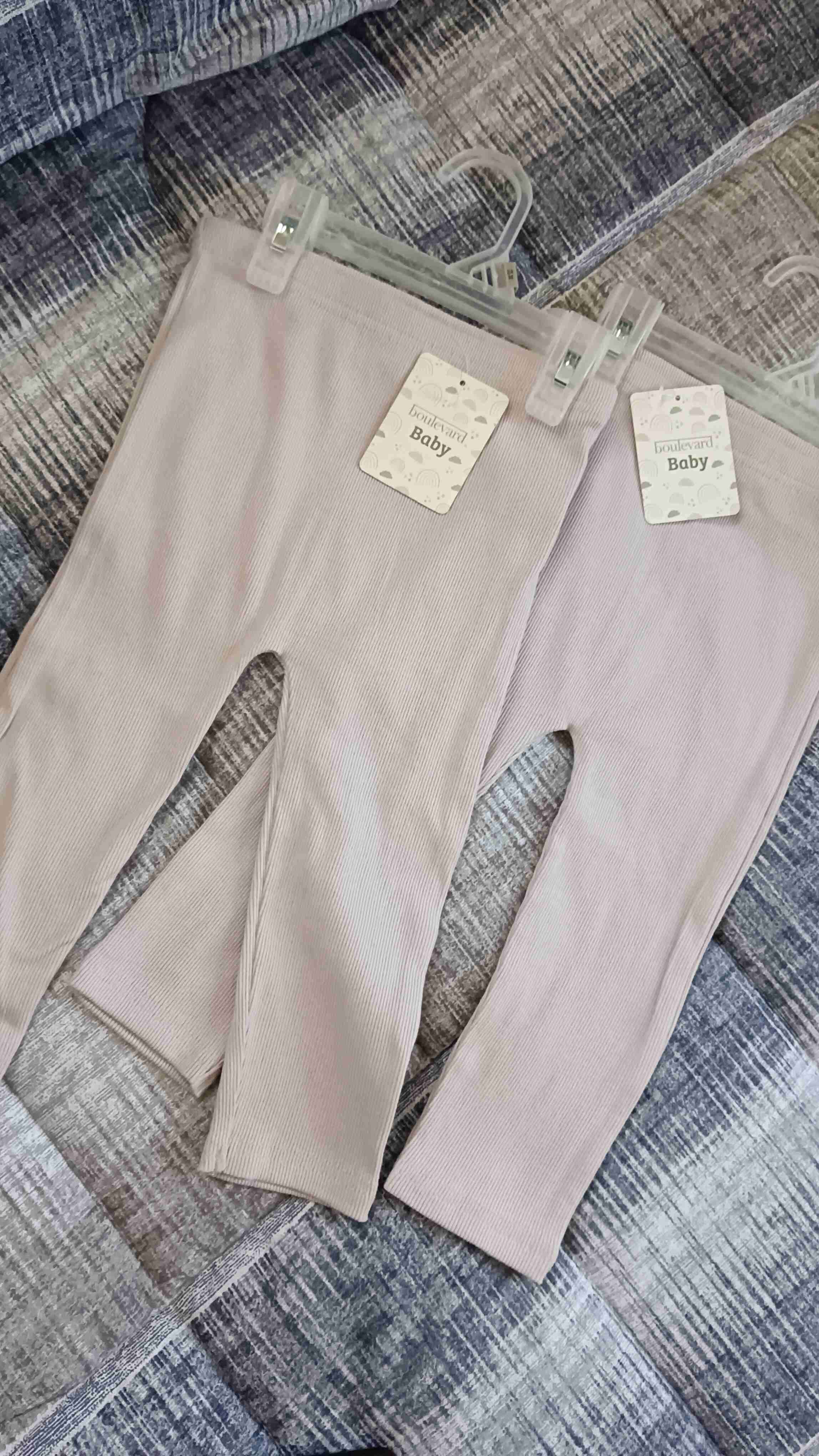 Pantalones bebé color lila - 1