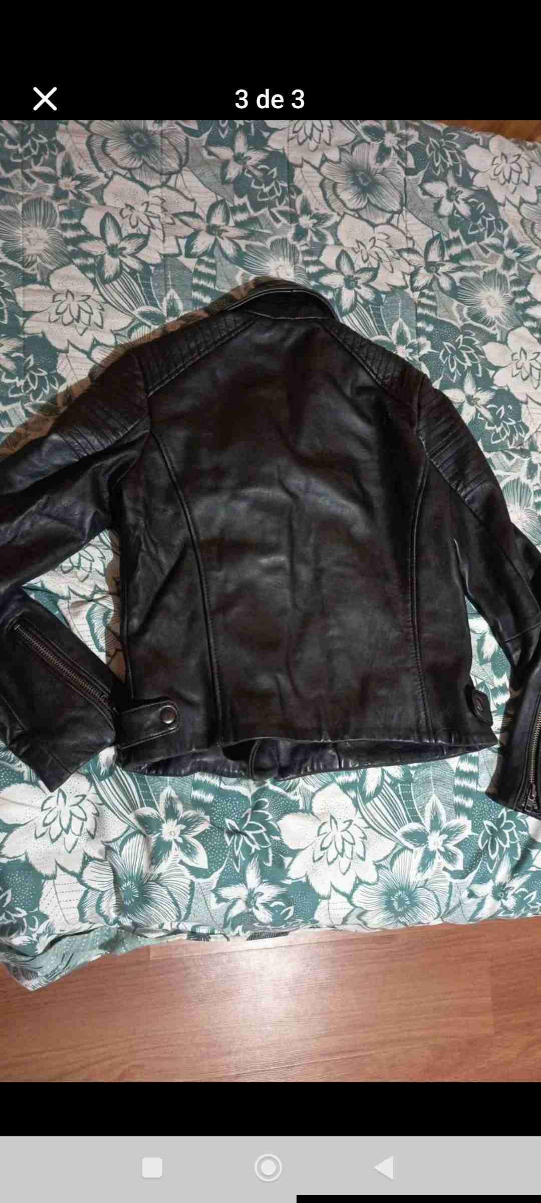 Chaqueta cuero mujer original - miniatura 2