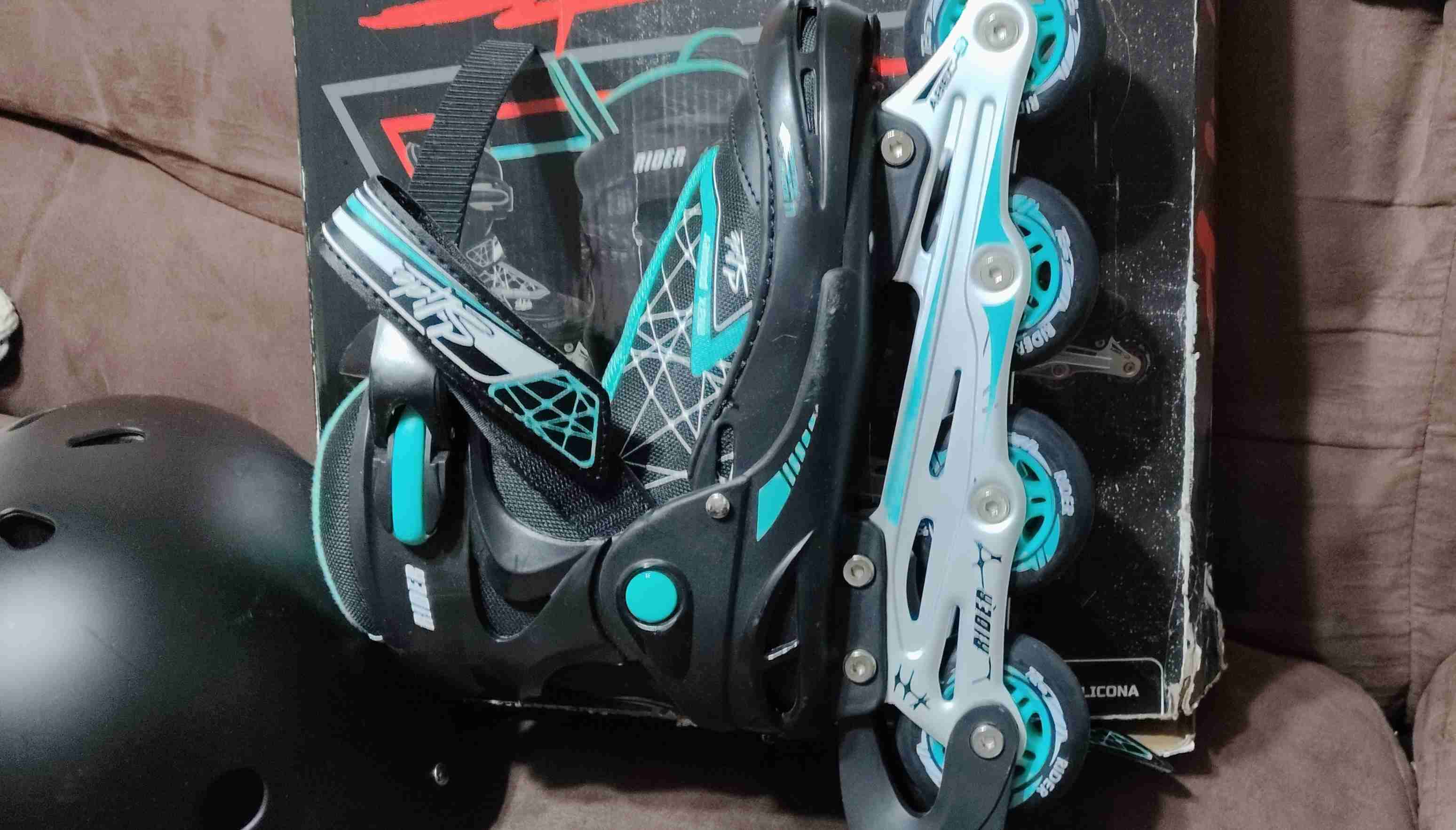 Patines en línea Slide con casco - miniatura 3