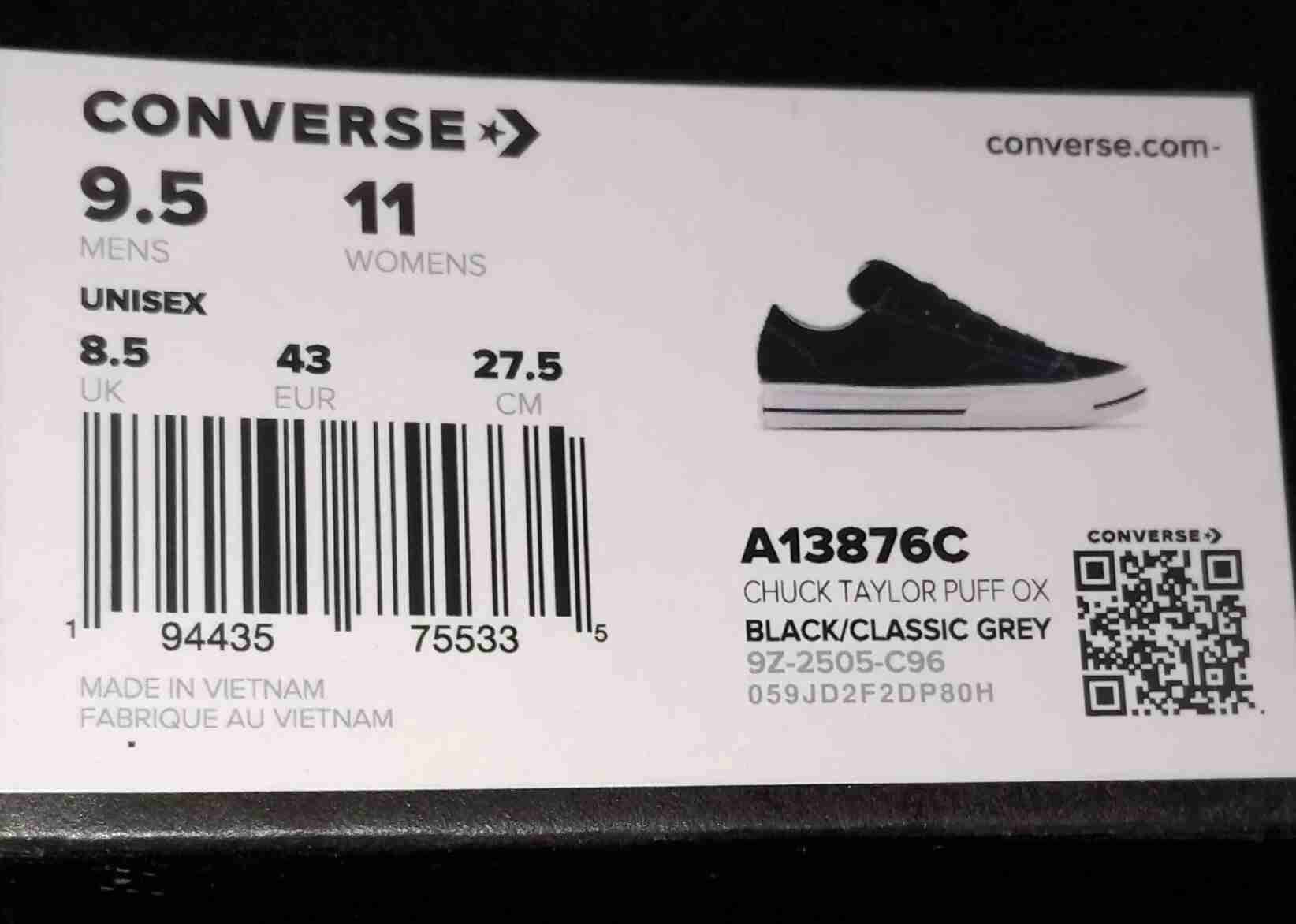 Zapatillas deportivas negras Converse - miniatura 4