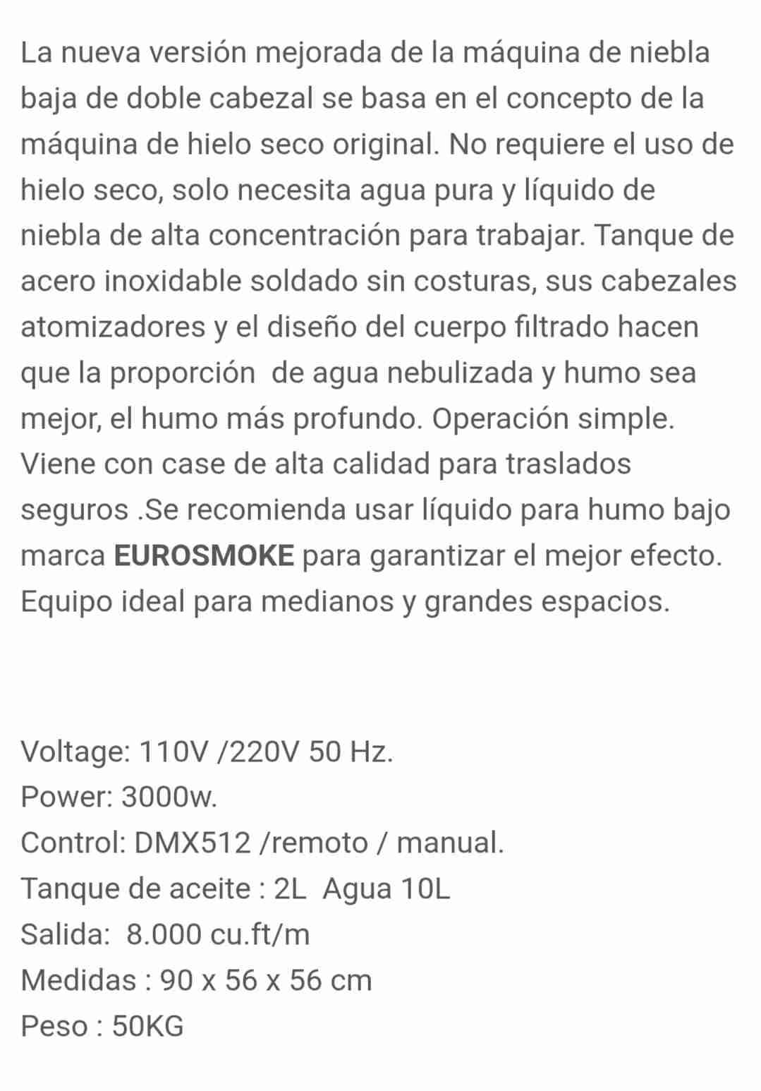 Máquina de humo profesional - miniatura 2