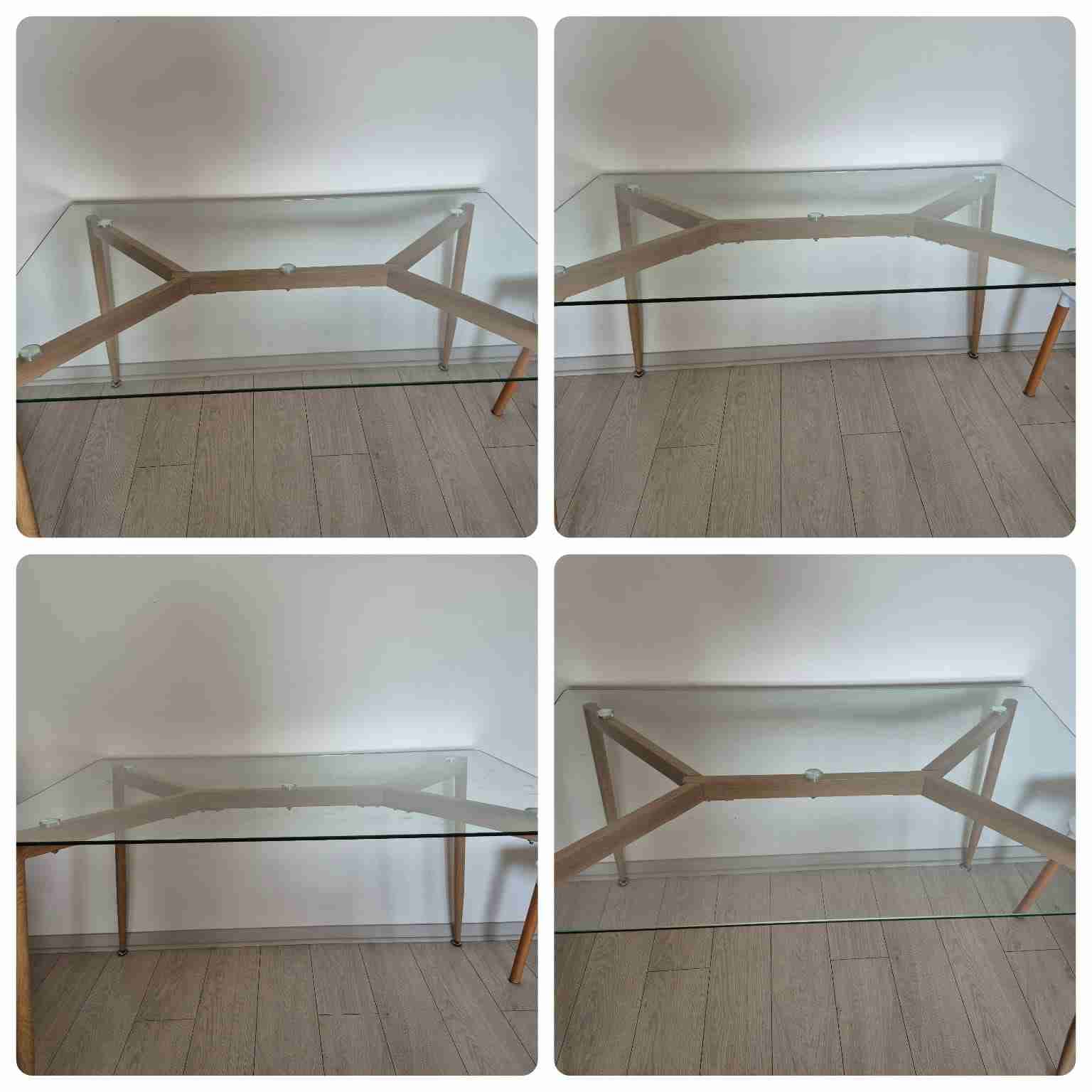 Mesa de vidrio moderna