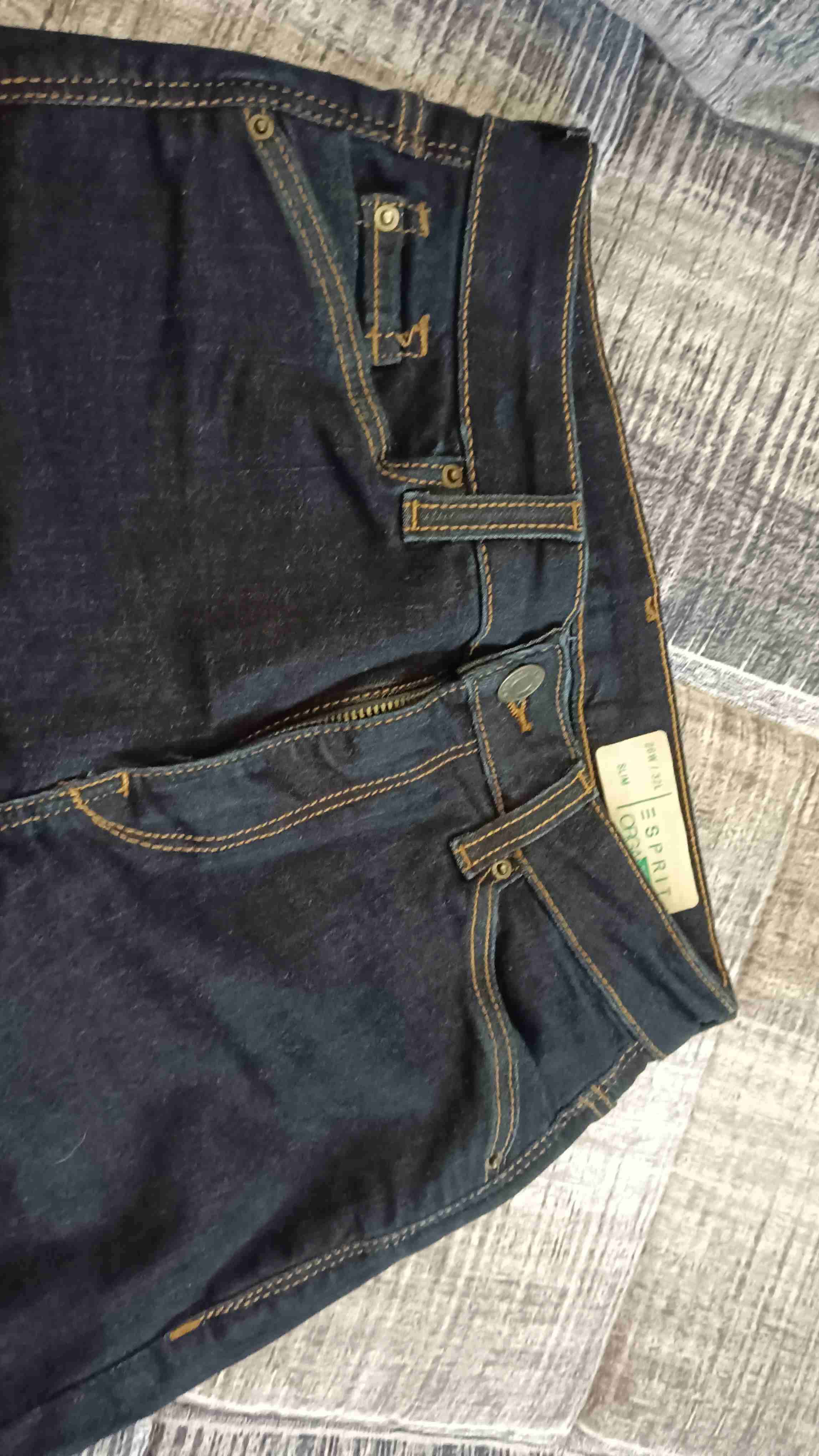 Jeans azul oscuro clásicos - miniatura 3