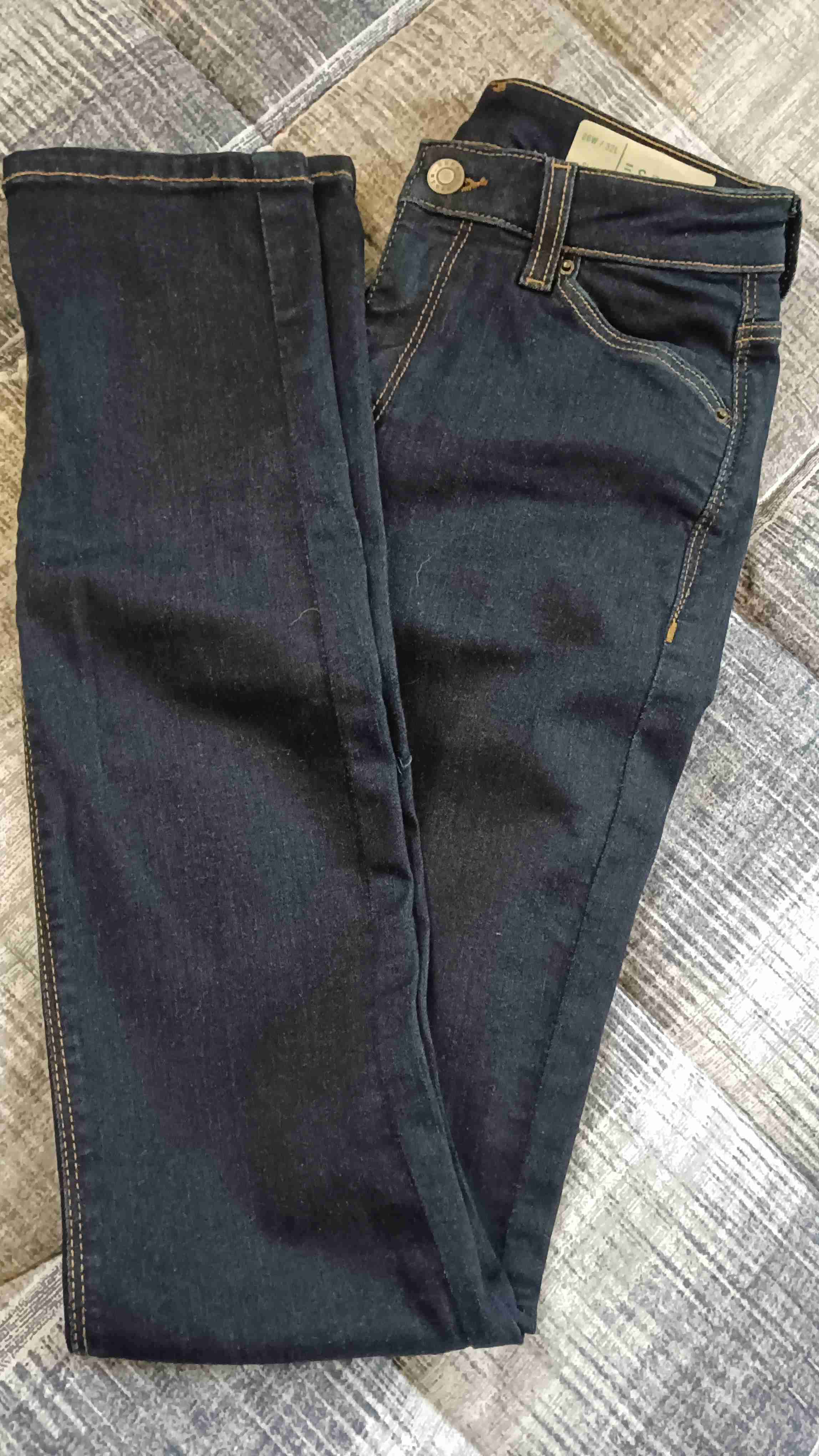 Jeans azul oscuro clásicos - miniatura 4