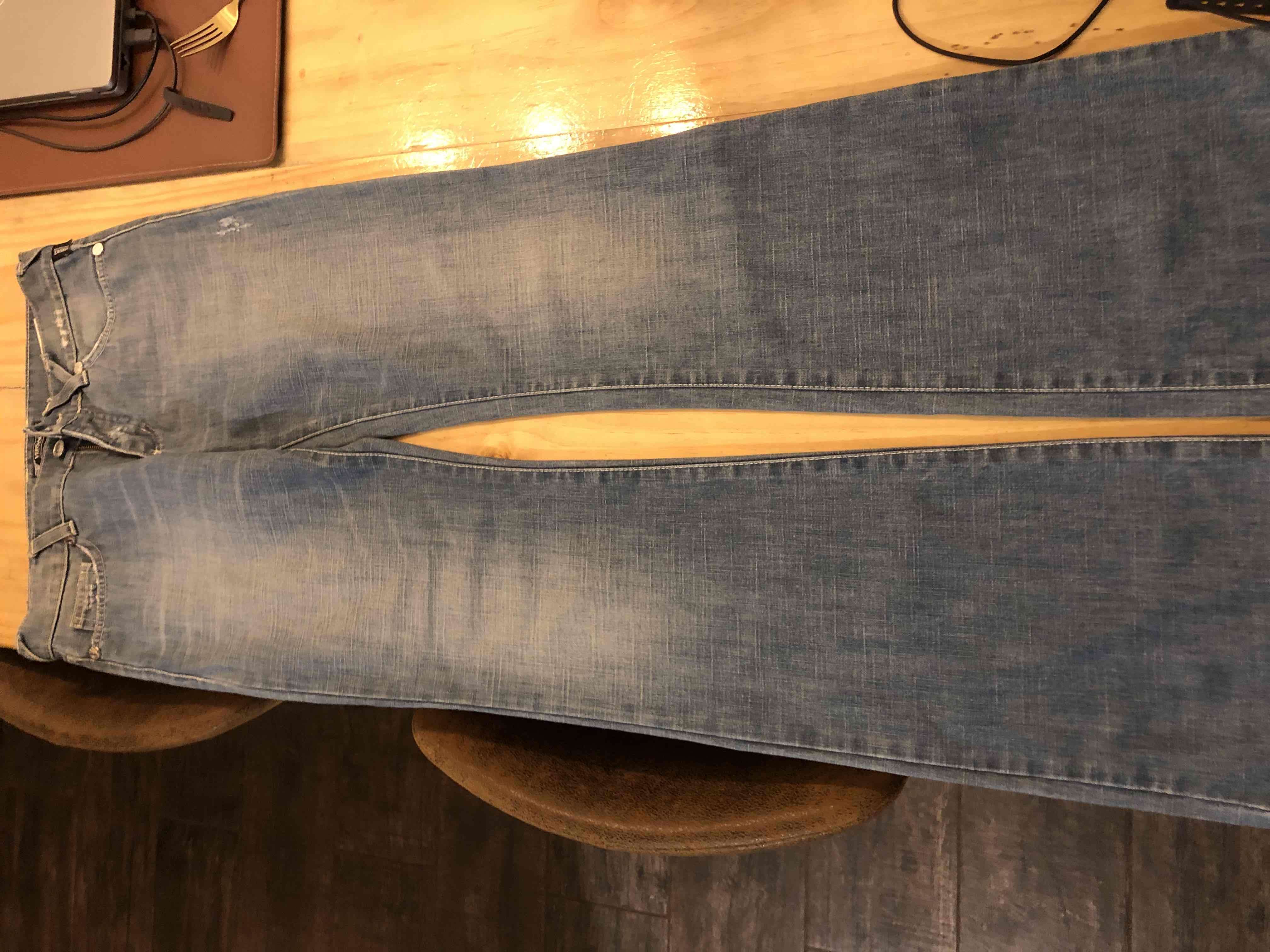 Jeans Versace Couture con logo bordado - miniatura 5