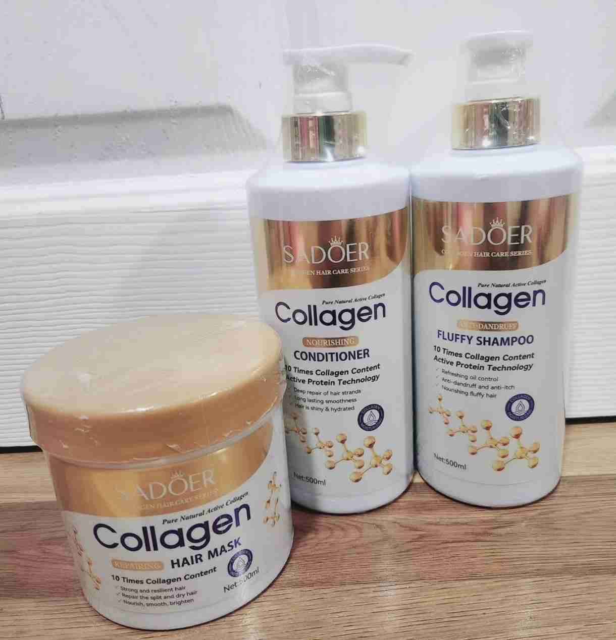 Set cuidado capilar colágeno Sadoer