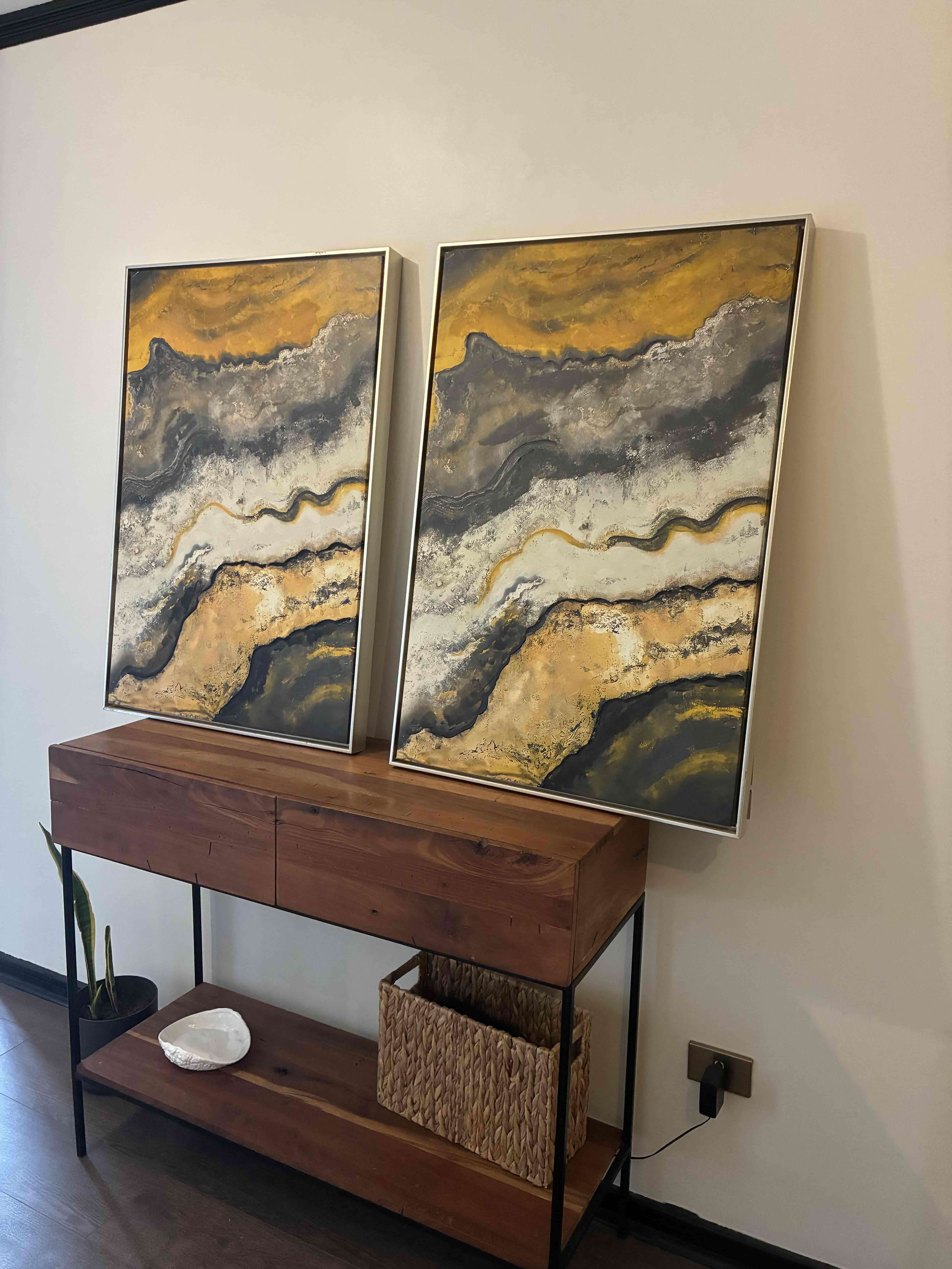 Conjunto de cuadros abstractos - miniatura 2