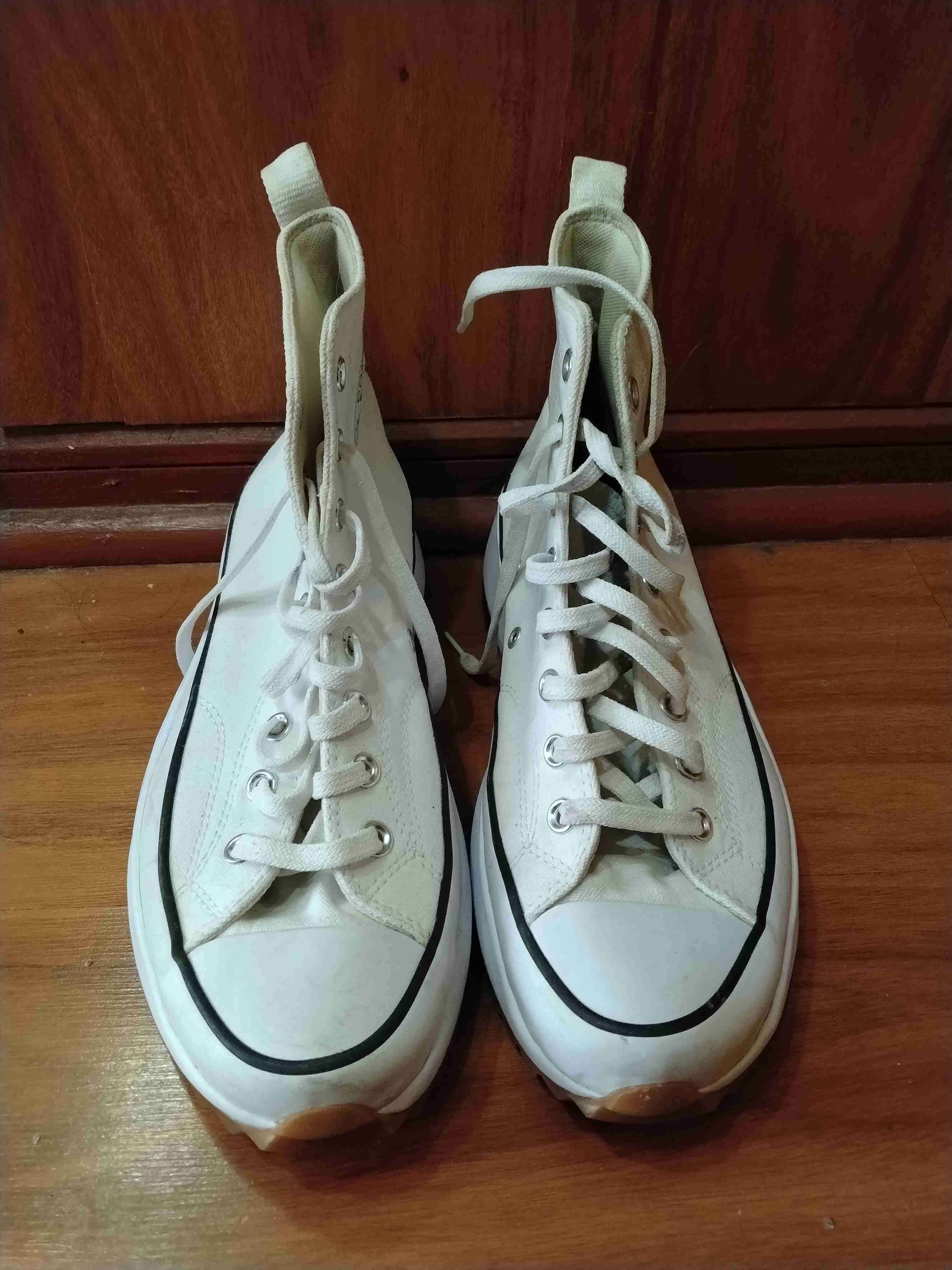 Zapatillas blancas converse con caña 44 - miniatura 2