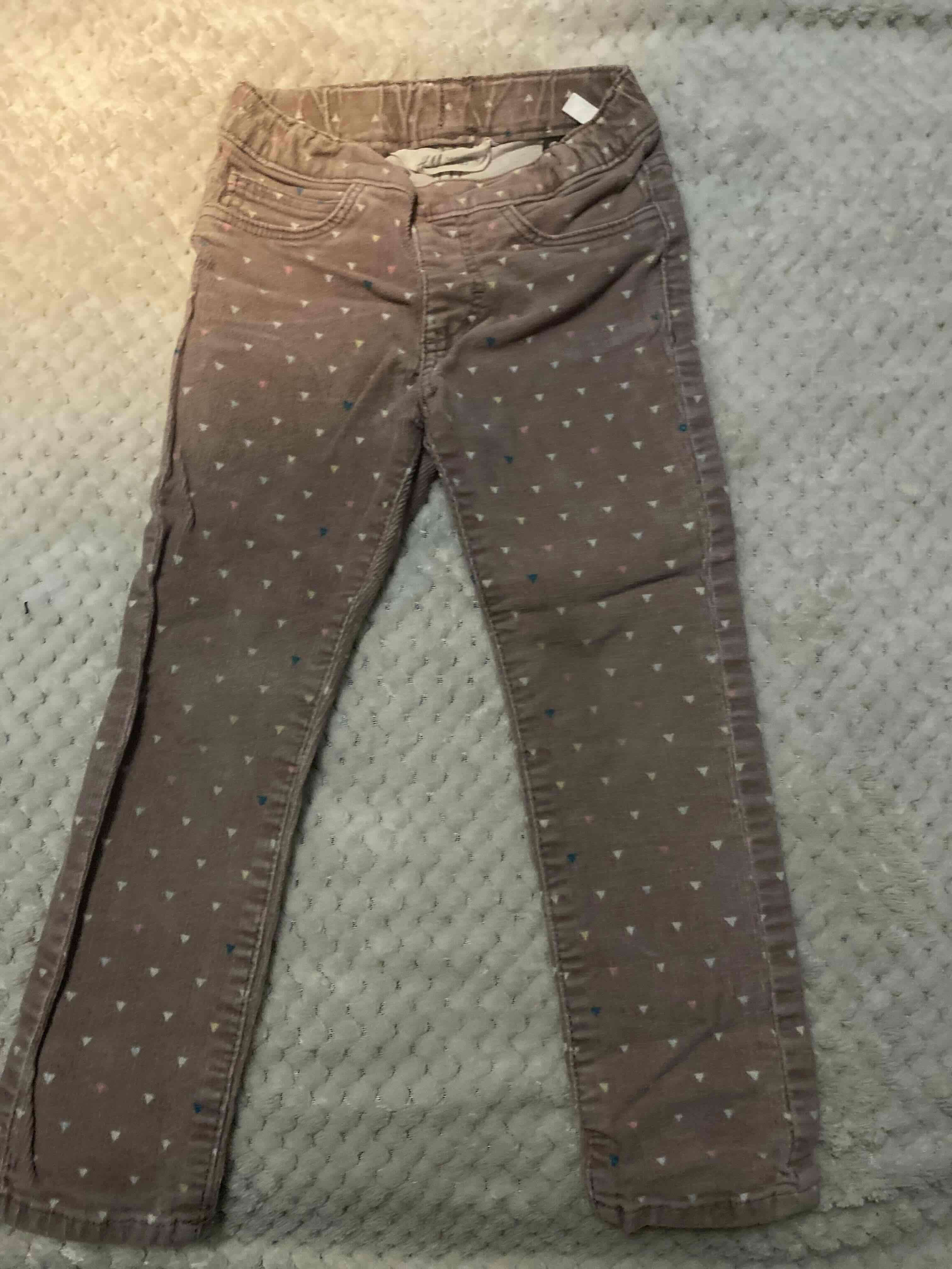 Jeans bordados y Pantalón de Cotele para niña - miniatura 2