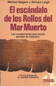 Libro El escándalo de los Rollos del Mar Muerto