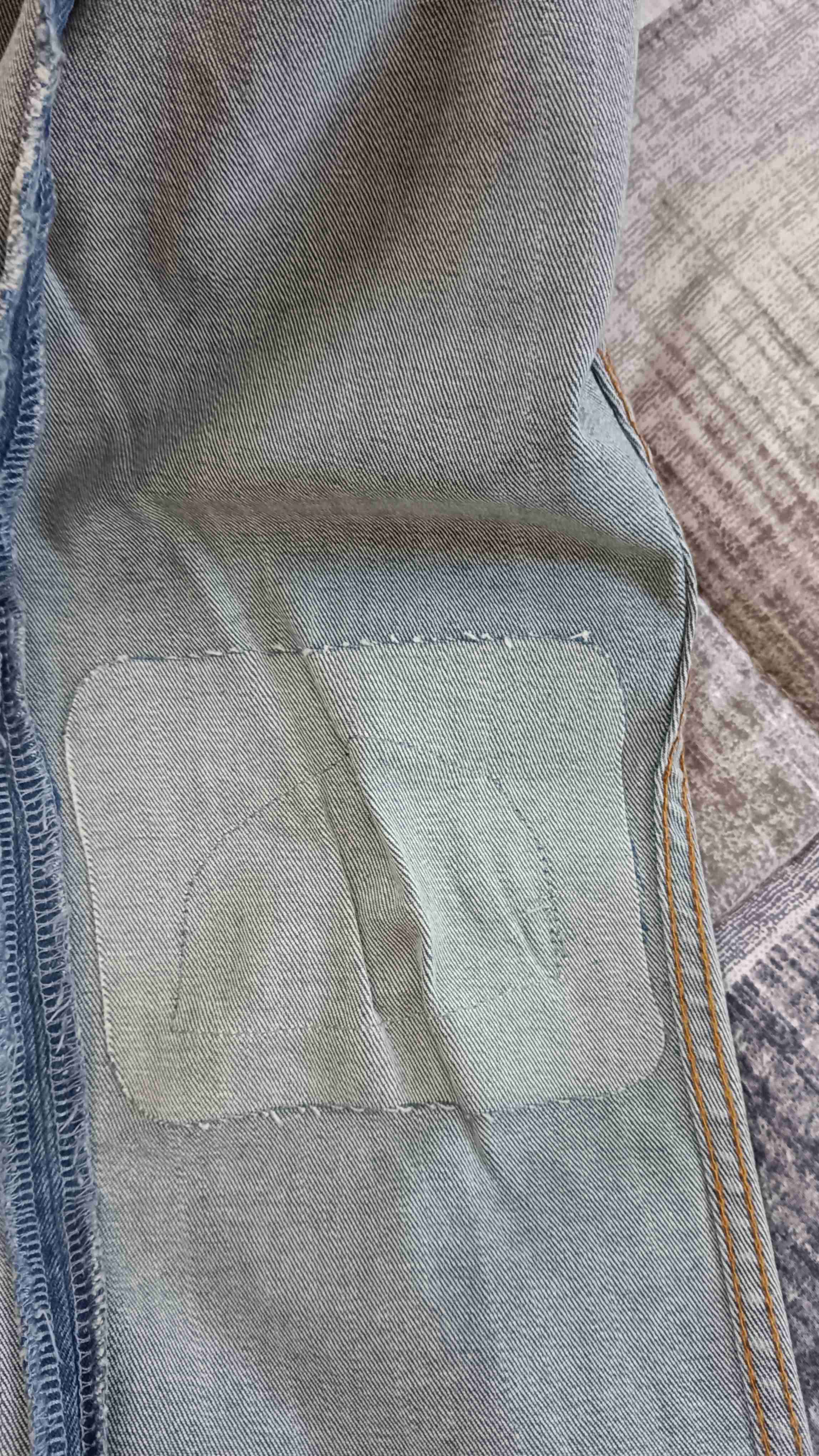 Jeans skinny azul con etiqueta - miniatura 4