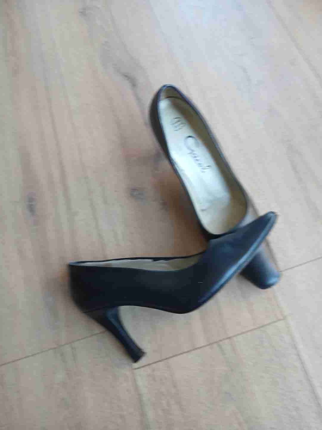 Zapatos de cuero negros mujer - miniatura 2