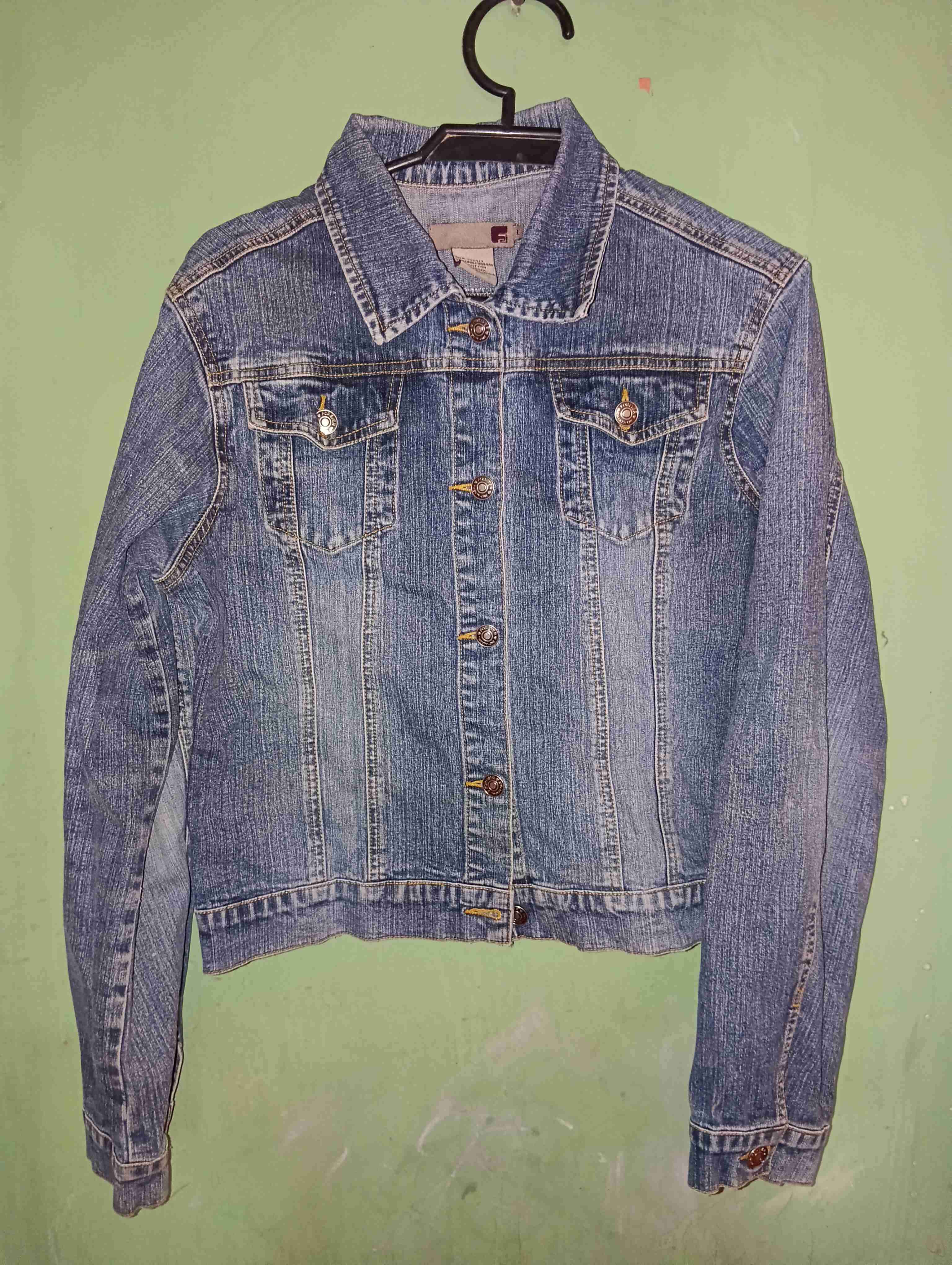 Chaqueta de mezclilla azul - miniatura 1