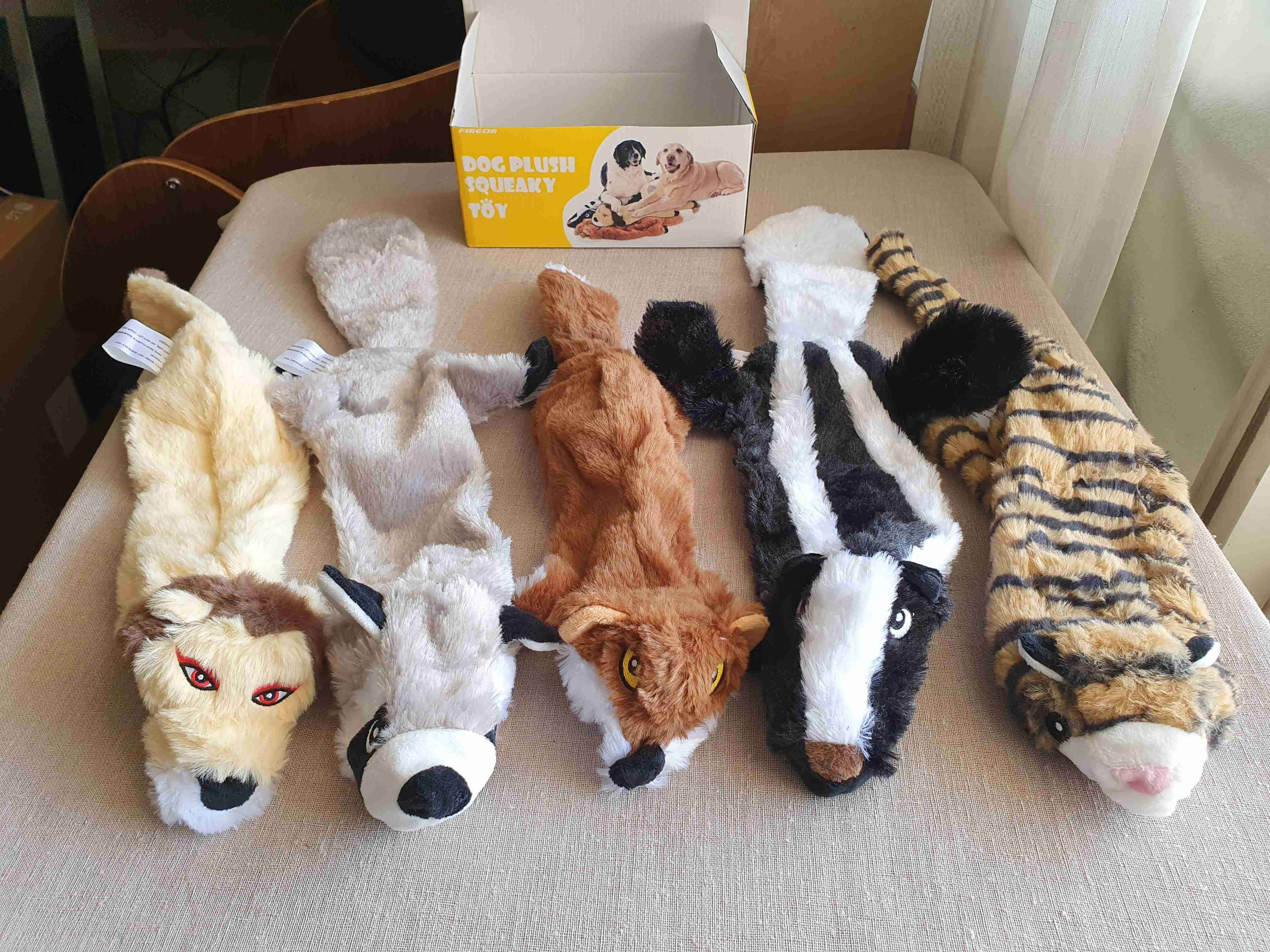 Set Juguete de peluche chillón para perro Anties - miniatura 2