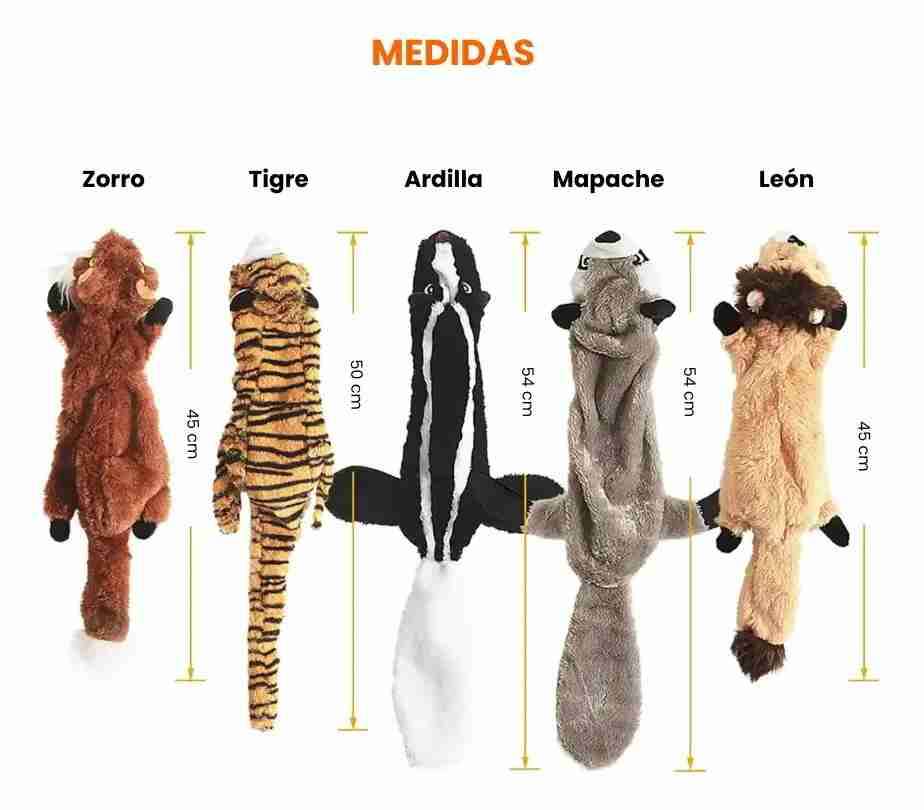 Set Juguete de peluche chillón para perro Anties - miniatura 4