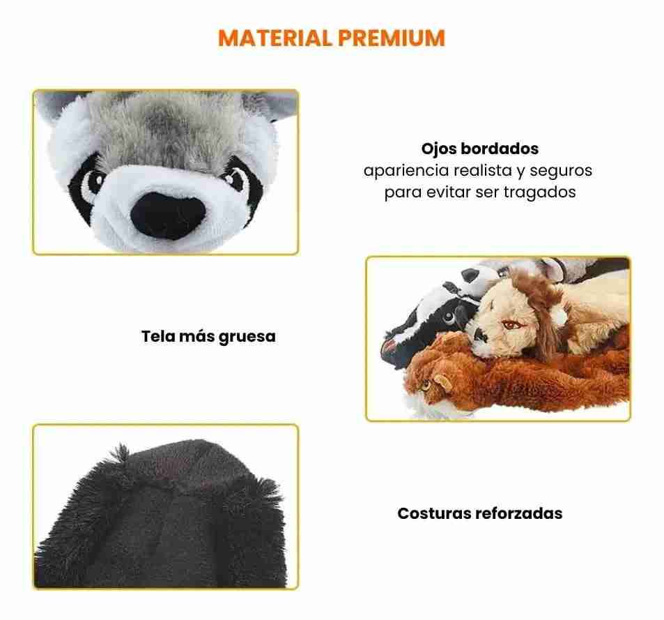 Set Juguete de peluche chillón para perro Anties - miniatura 5